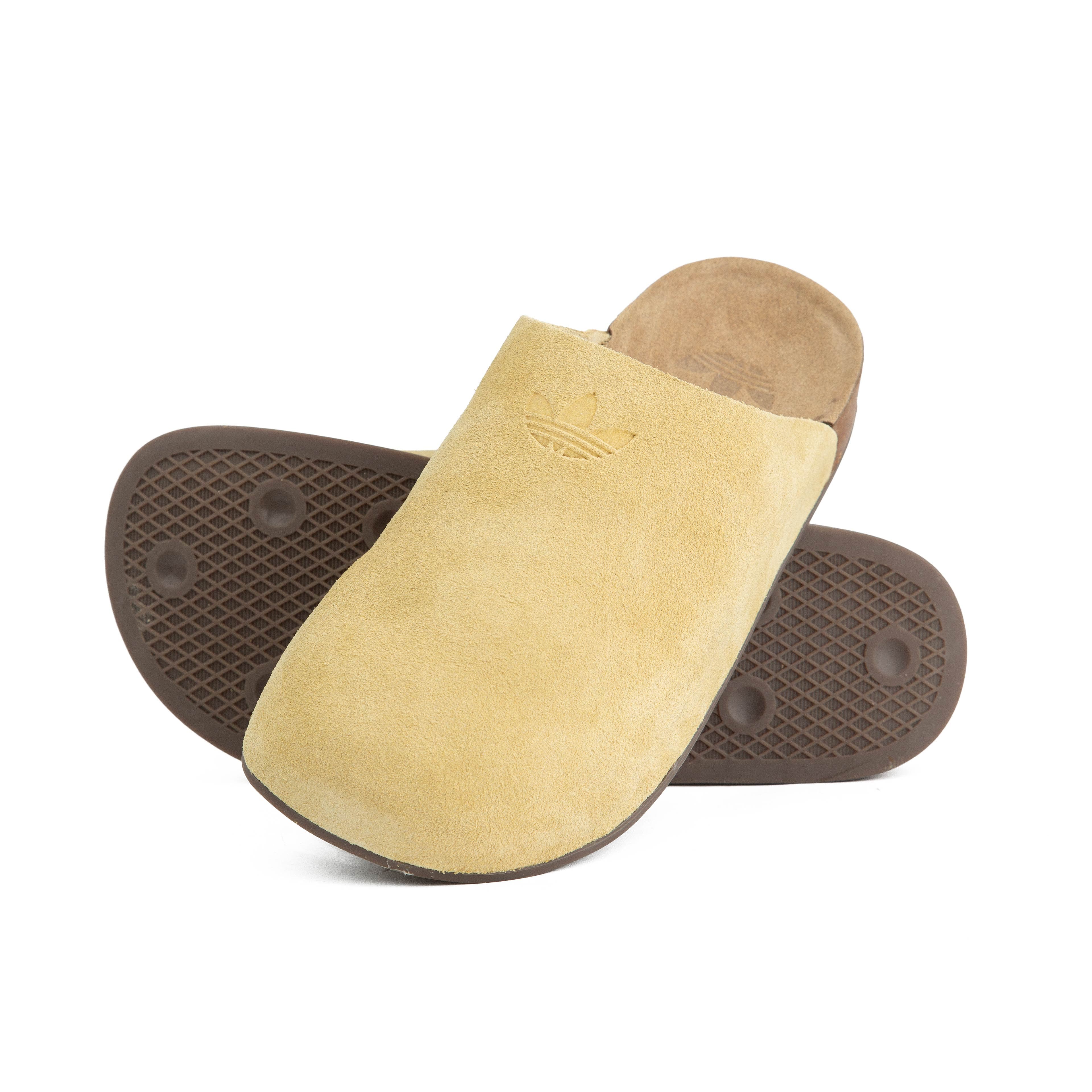 Adidas Stan Smith Suede Mules - Sand Premium Unisex Slides