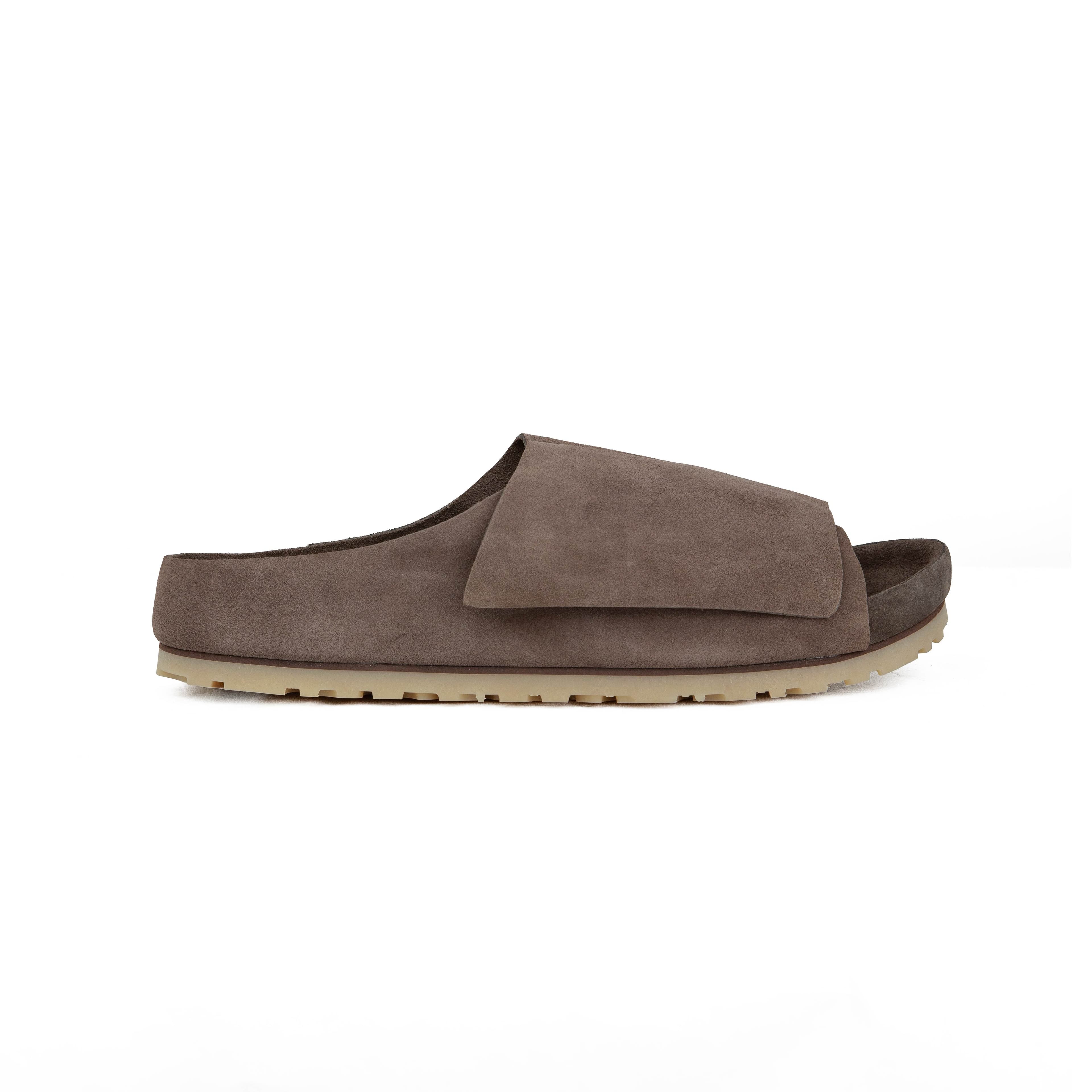 Fear of God x Birkenstock Los Feliz Suede Slides - Taupe