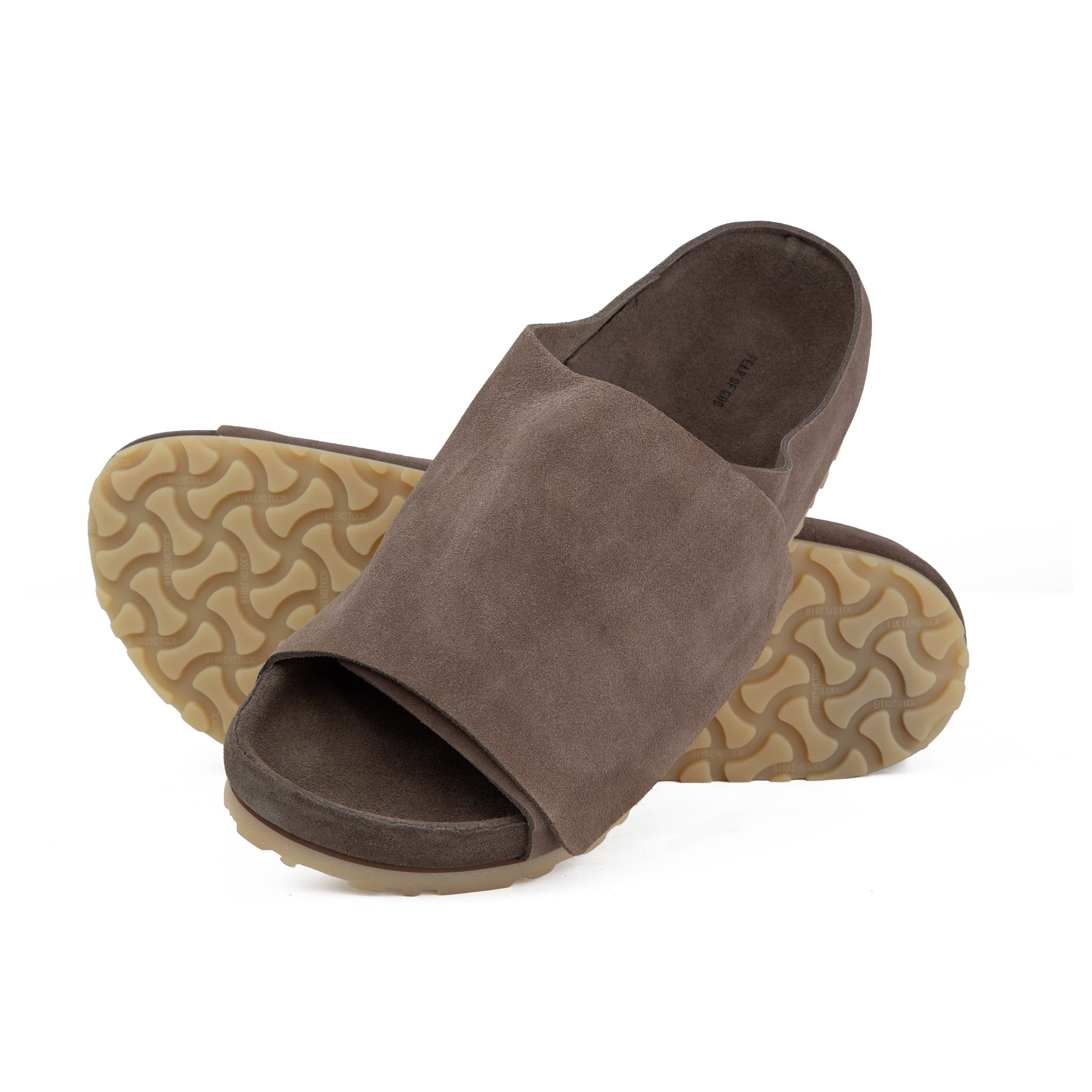 Fear of God x Birkenstock Los Feliz Suede Slides - Taupe