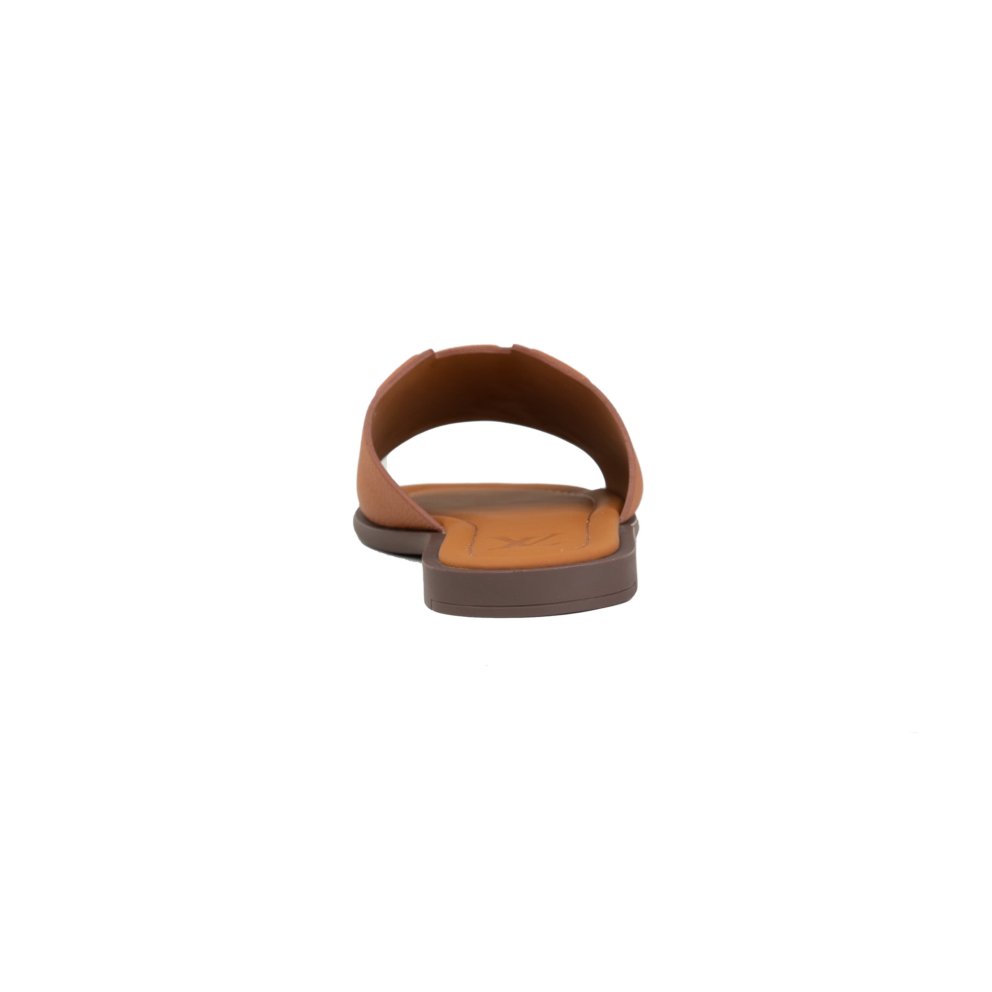 Louis Vuitton Waterfront Mules | Cognac Grained Leather Slide