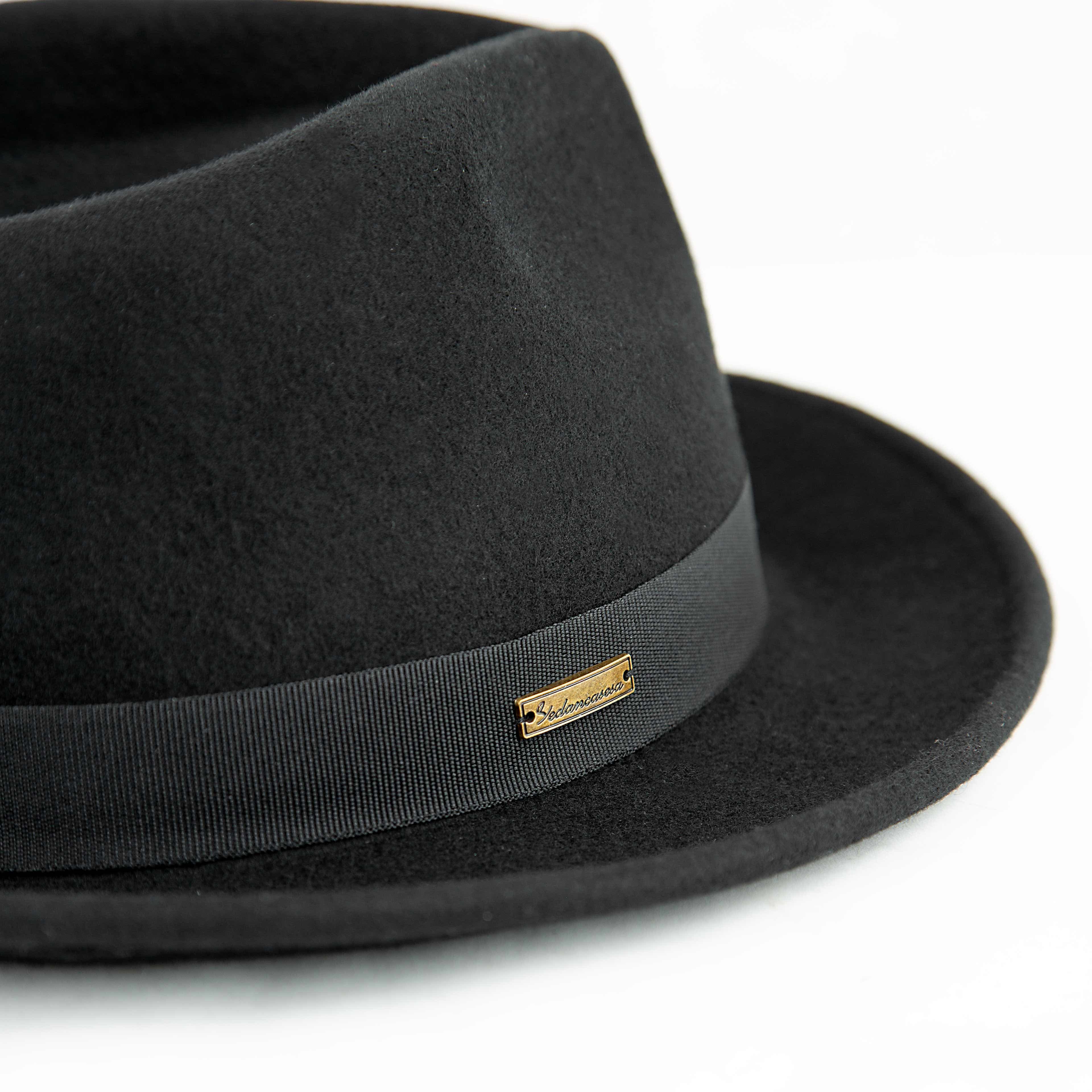 Janetshats Maroon Wool Fedora | Luxury Unisex Burgundy Hat