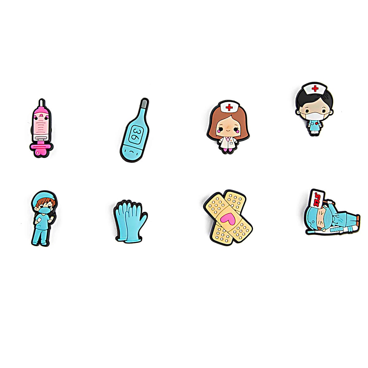 These Jibbitz are suitable for anyone in or supportive of the healthcare profession, regardless of gender.