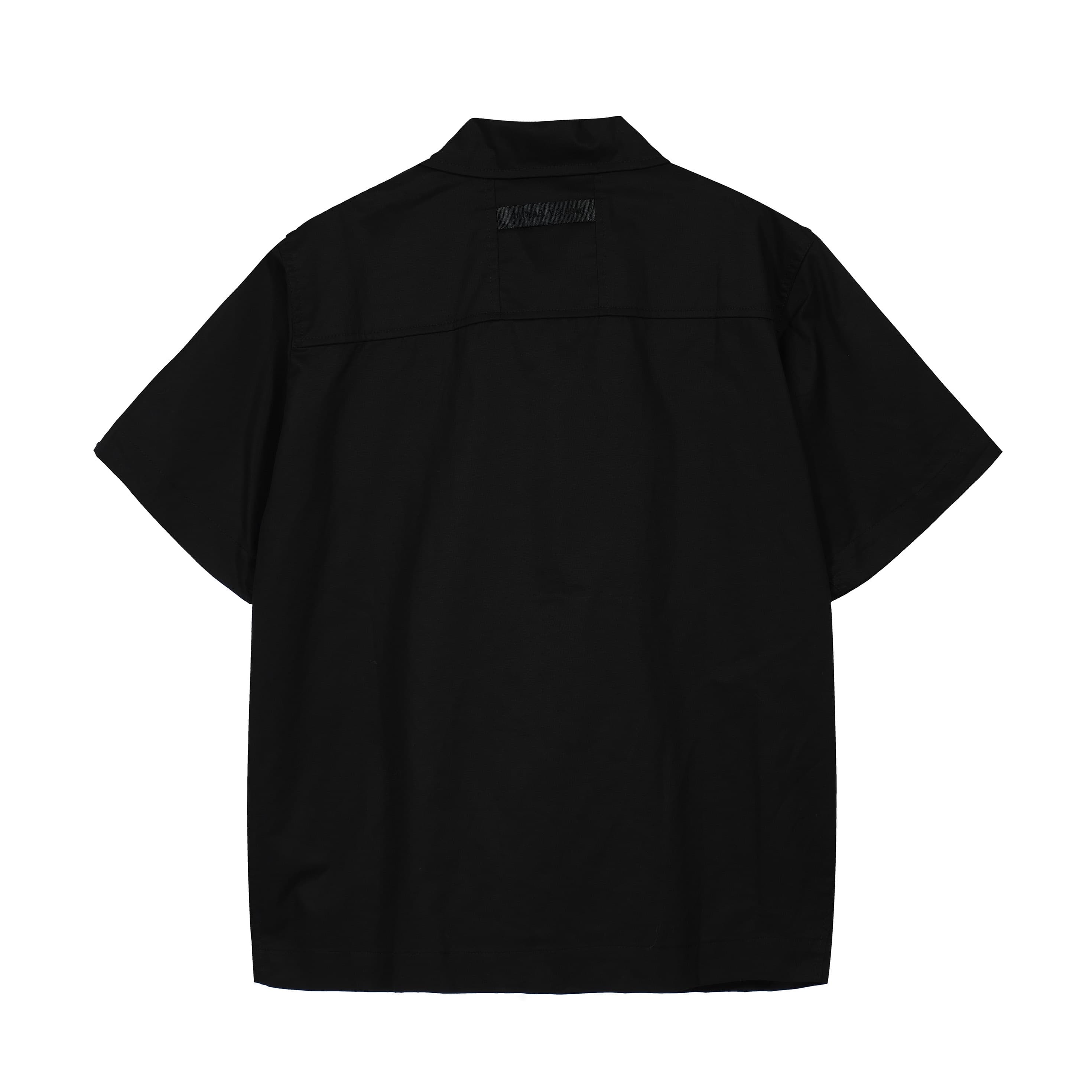 1017 ALYX 9SM Black Graffiti Zip-Up Shirt - SS24