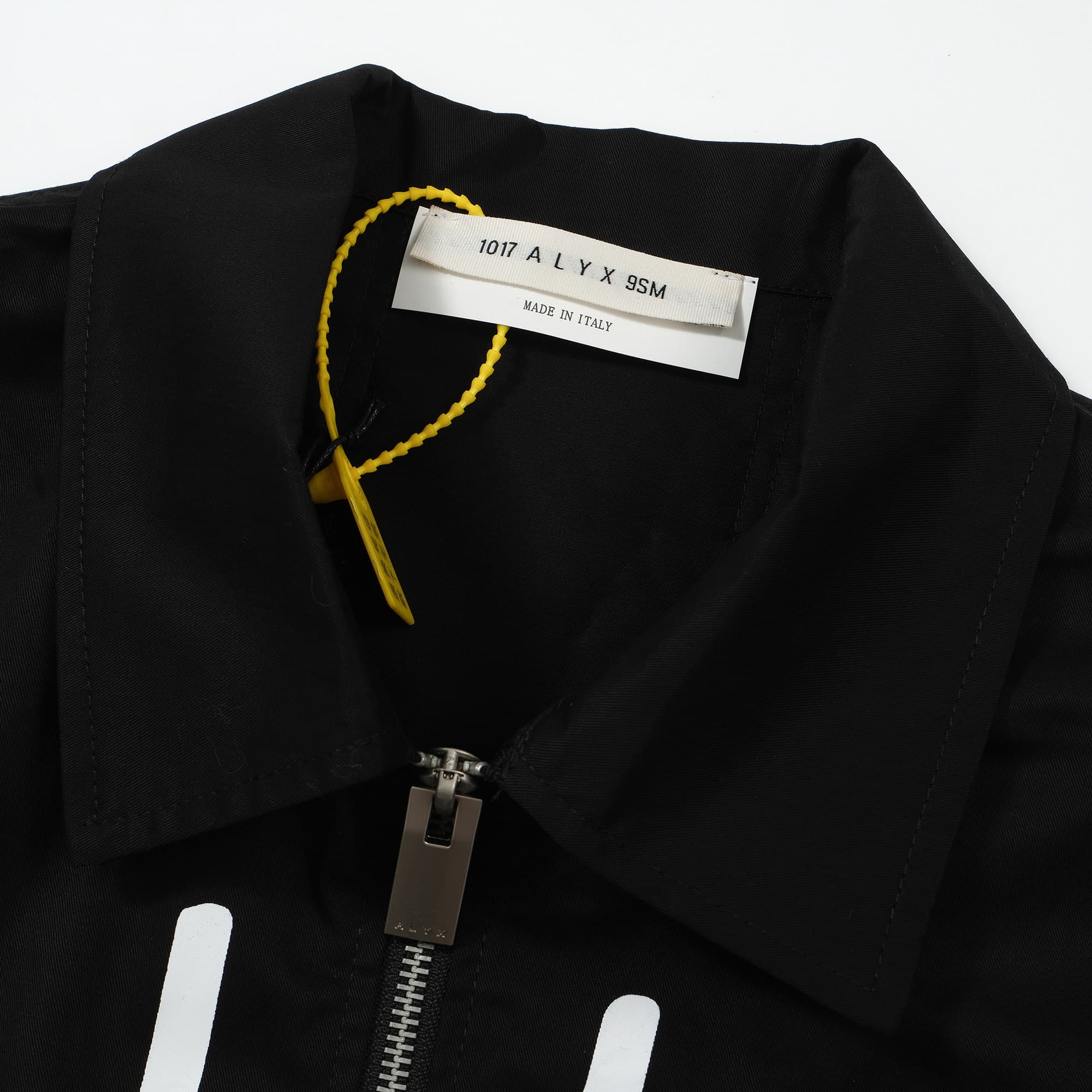 1017 ALYX 9SM Black Graffiti Zip-Up Shirt - SS24
