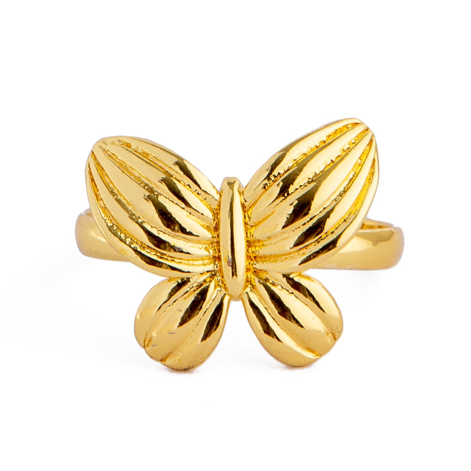 Golden Butterfly Ring