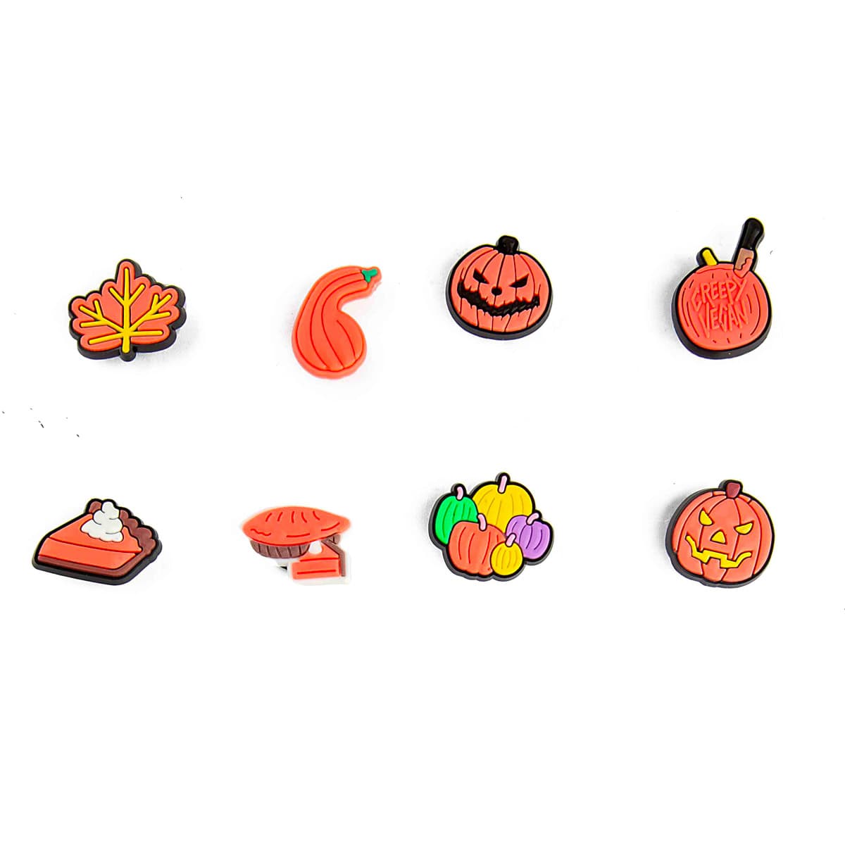 8-Pack Halloween Autumn Theme Jibbitz for Crocs
