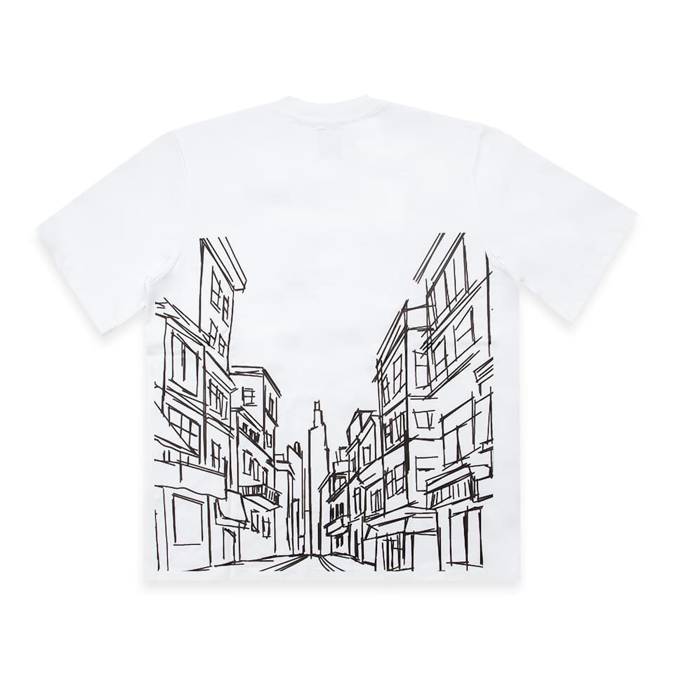 Agu & Sons Ltd Cityscape Graphic Tee