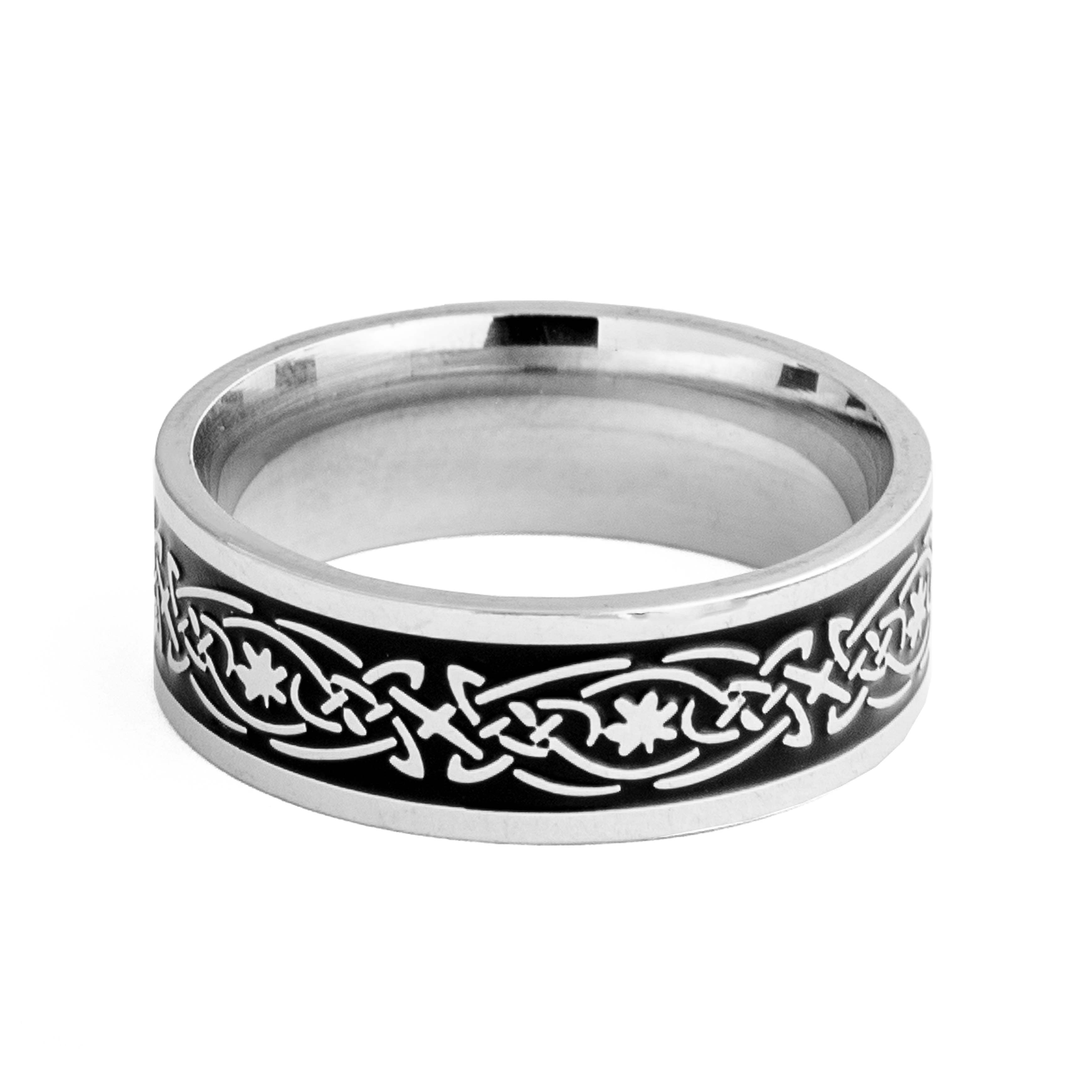 Timeless Celtic Knot Tungsten Carbide Ring for Men