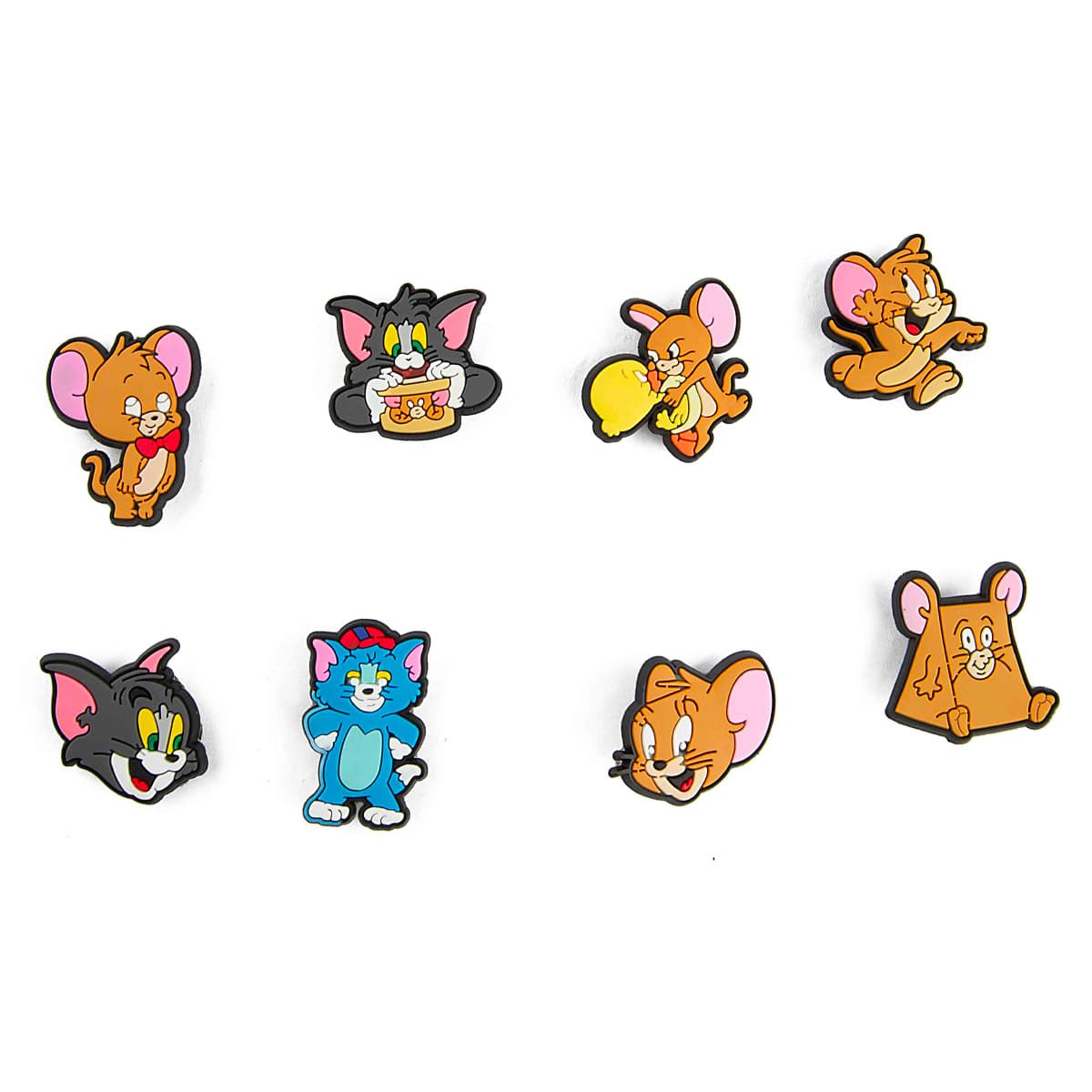 8-Pack Tom & Jerry Character Jibbitz for Crocs
