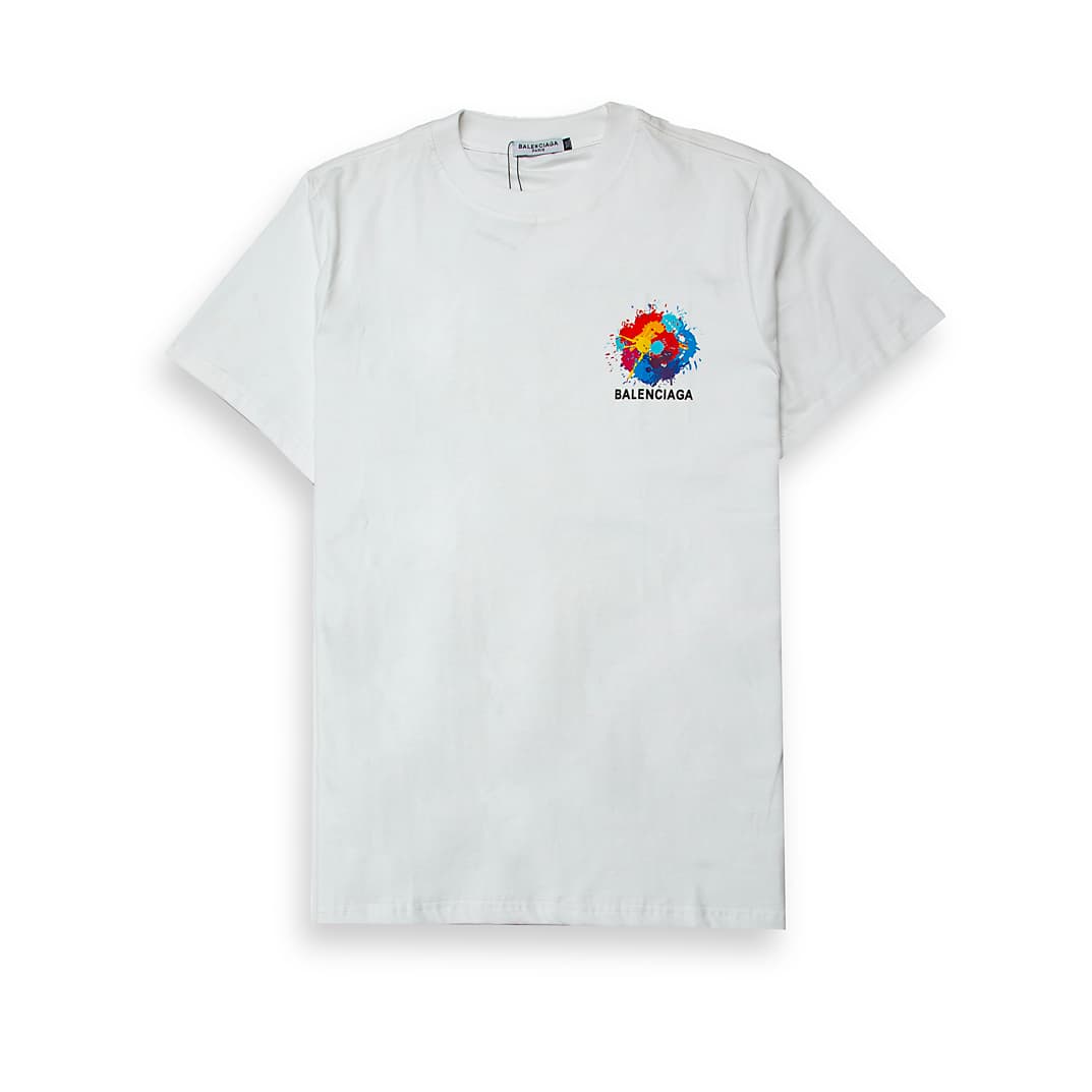 This is a premium cotton jersey t-shirt from the luxury fashion house Balenciaga.