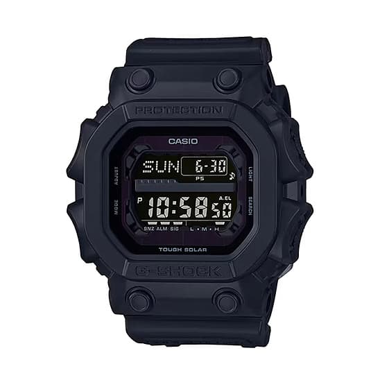 Casio G-Shock 1000 Tough Solar Digital Watch. All-black, shock-resistant, solar-powered. Rugged, durable watch