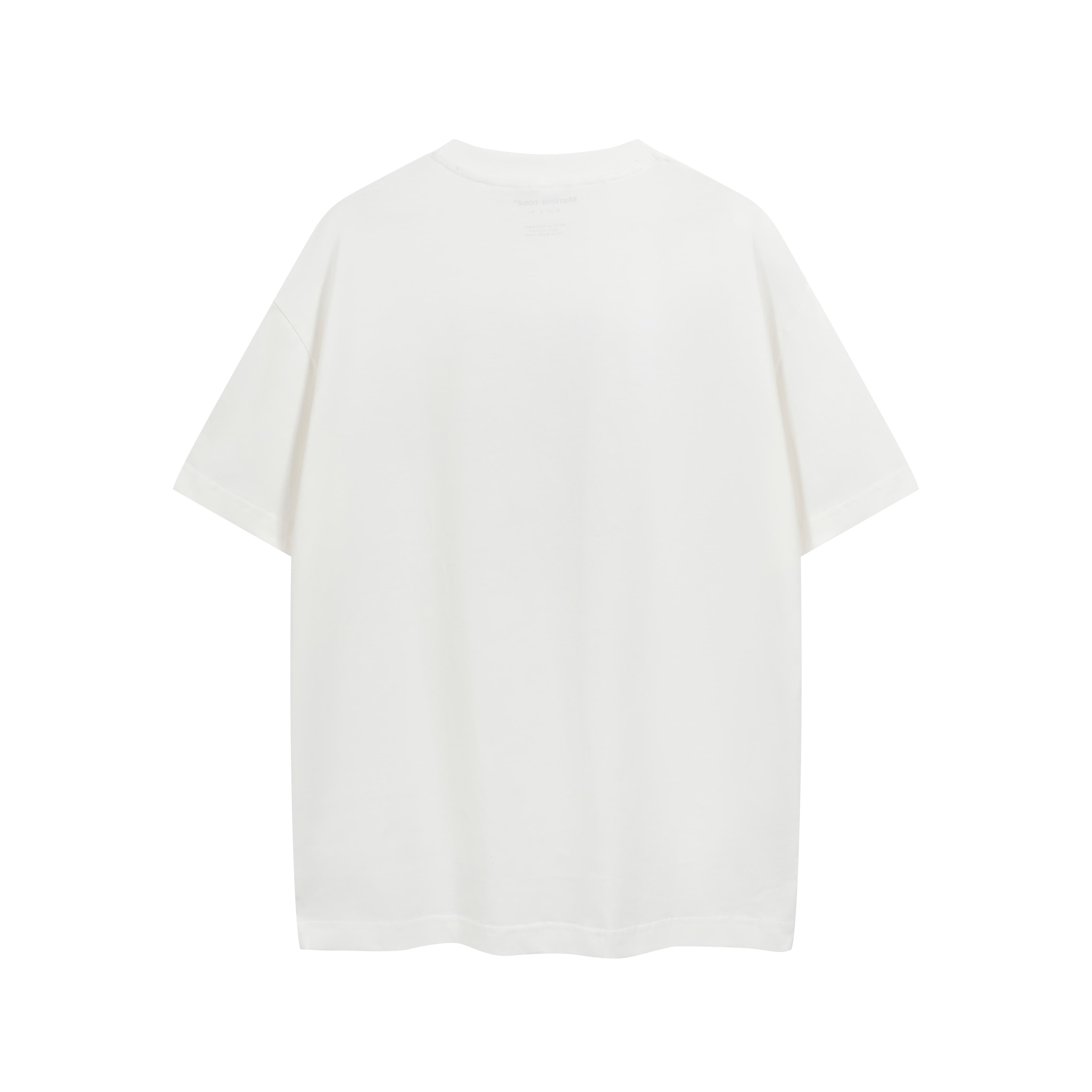 Martine Rose White Oversized Balloon Graphic T-Shirt