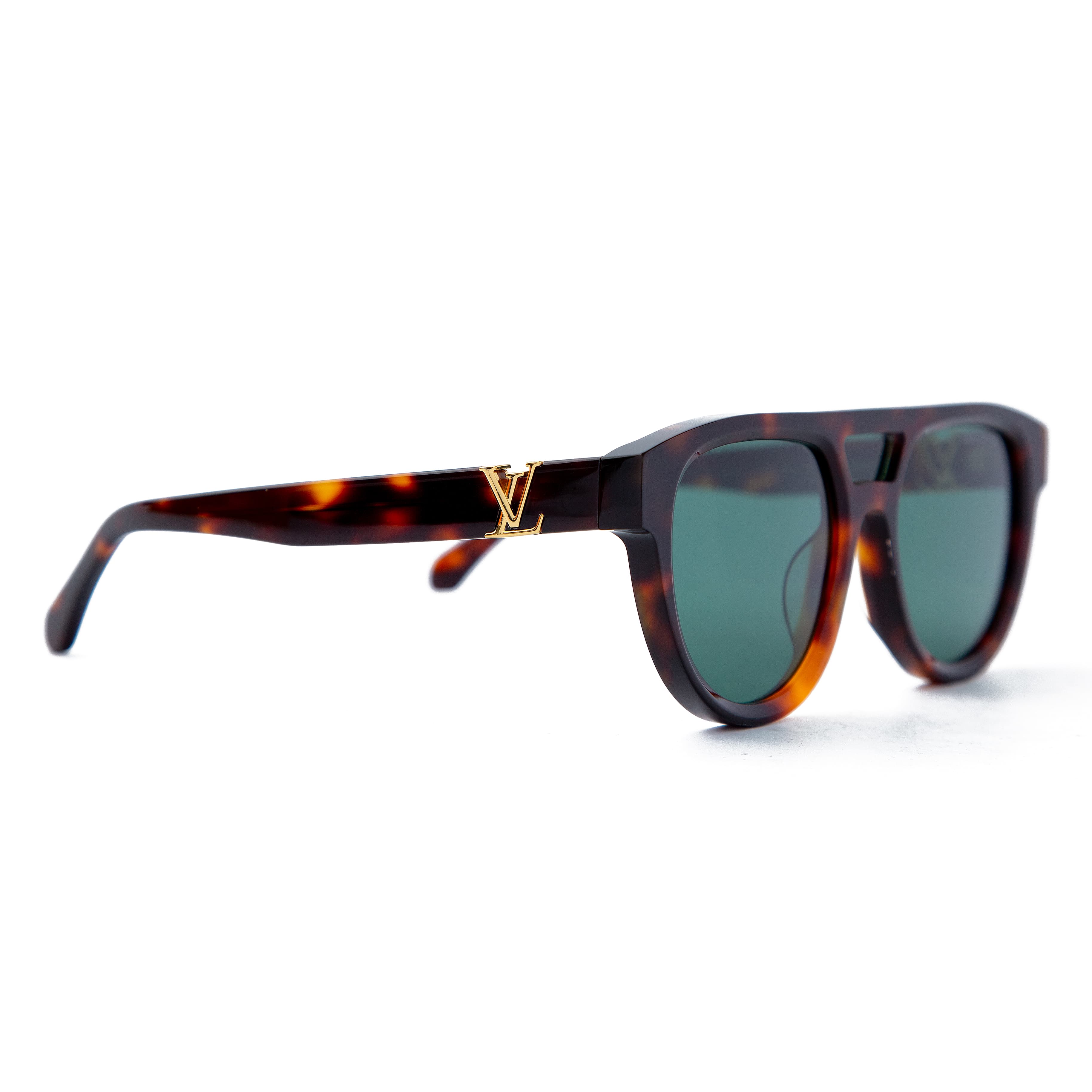 Louis Vuitton LV Pilot Sunglasses - Black, Gold, UV Protection