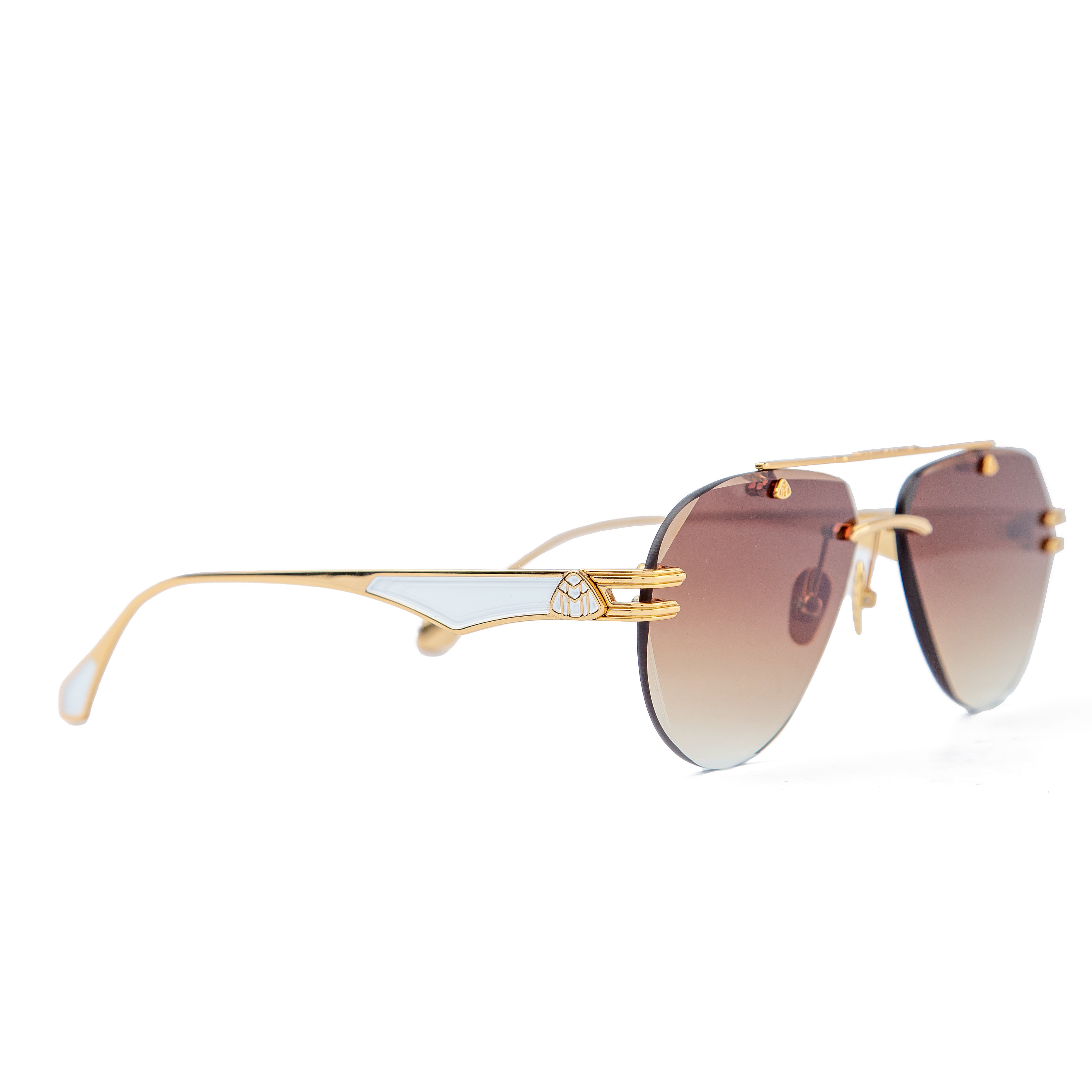 Maybach Aviator Sunglasses - Gold