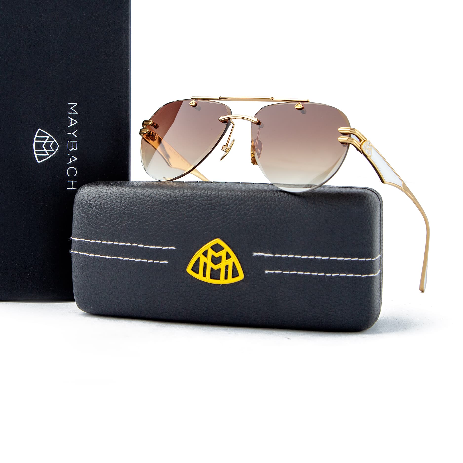 Maybach Aviator Sunglasses - Gold