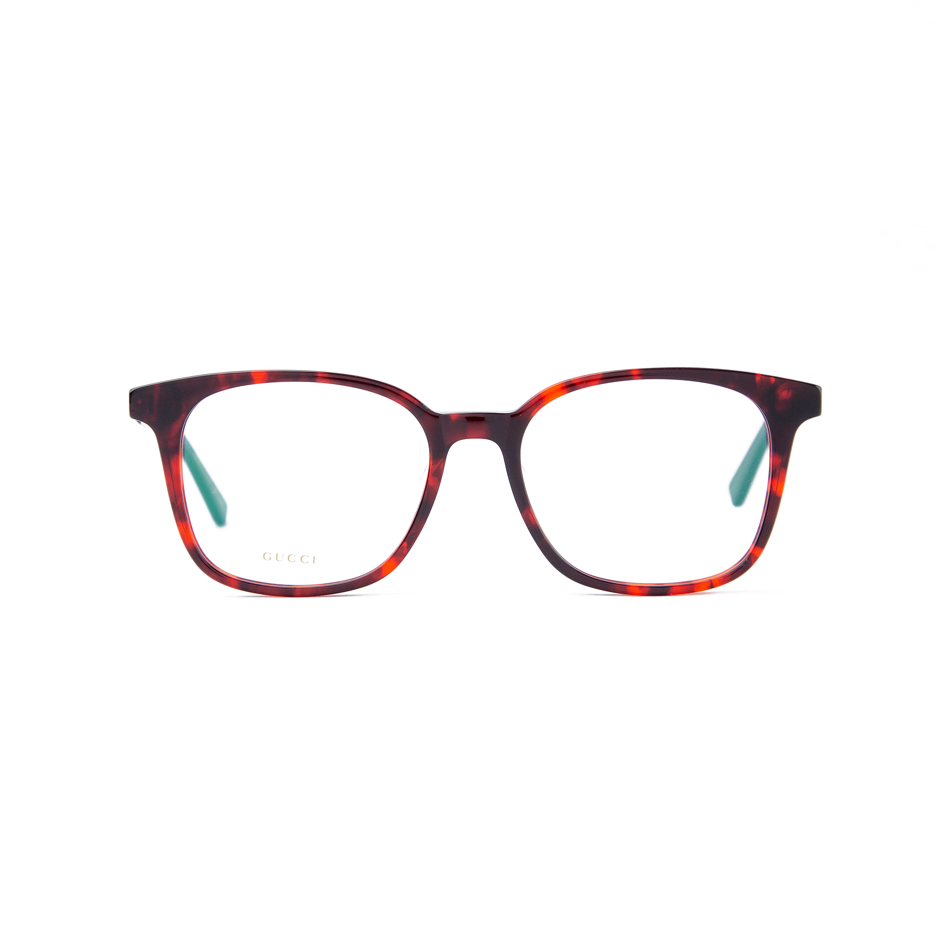 Gucci Tortoiseshell Frame Eyeglasses with Gold Detailing, 10472.