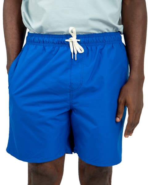 Matinée blue shorts with logo patch.