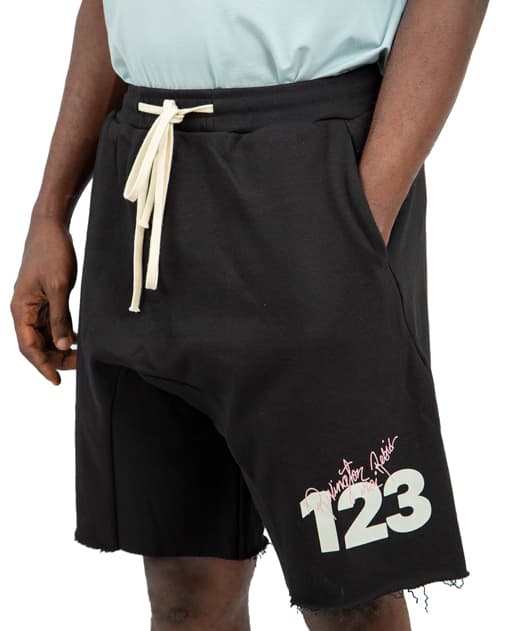 123 Vintage Shorts, retro style, unisex shorts