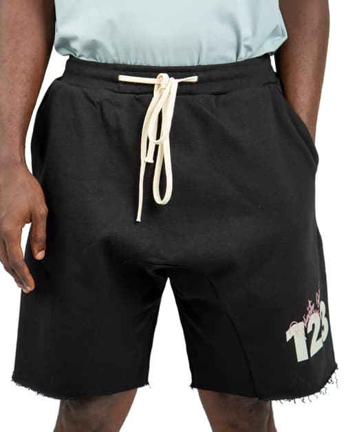 123 Vintage Shorts, retro style, unisex shorts