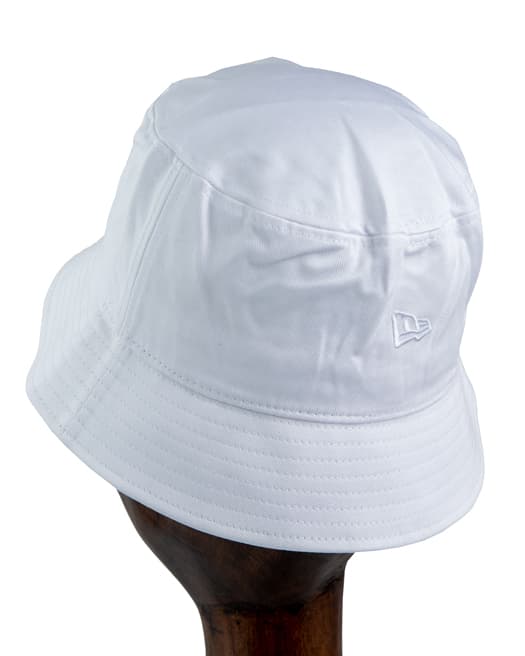 Yves Saint Laurent Bucket Hat, White, Black Logo, Unisex