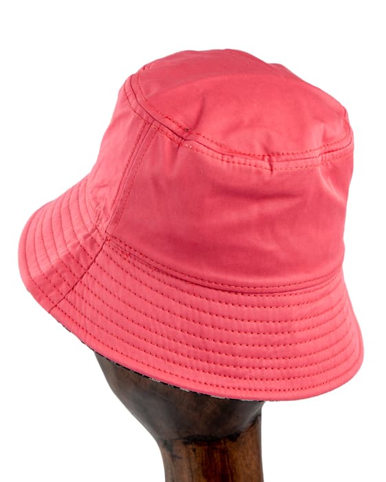 Christian Dior Embroidered Bucket Hat, Pink, Pink/Silver Logo, Unisex