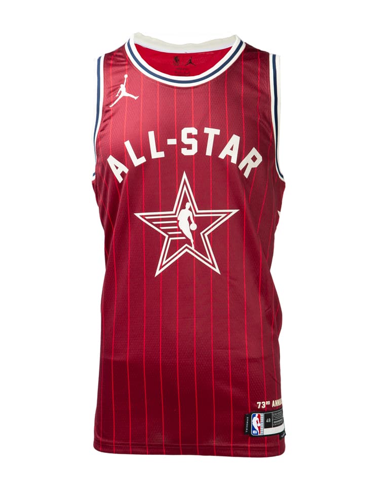 Jordan Brand NBA All-Star Game 2024 Jersey, Deep Red, ALL-STAR, 73rd Anniversary, NBA Jersey