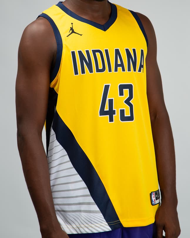  Indiana Pacers #43 Myles Turner Statement Edition Jersey