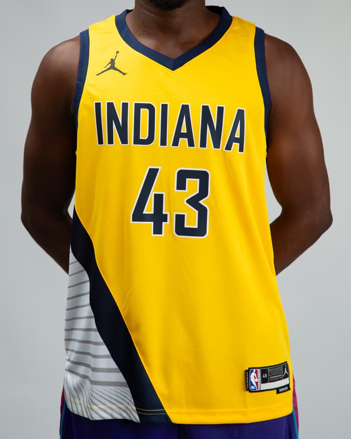 Indiana Pacers #43 Myles Turner Statement Edition Jersey