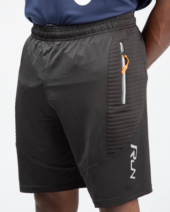 Textured Training Shorts, Black, Men's Performance Shorts, Athletic Shorts, Workout Shorts