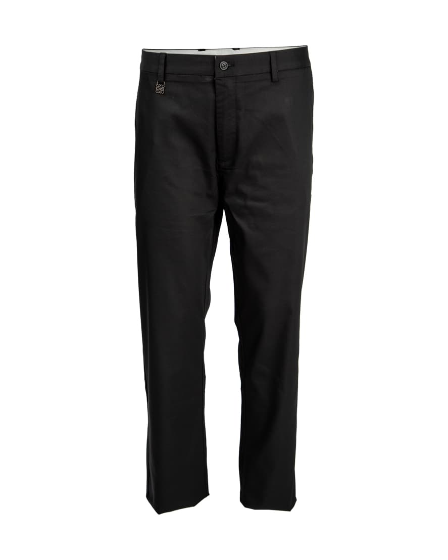 Rockford Extra Long Comfort Fit Trousers Back View, Black, Men's, Extra Length Trousers