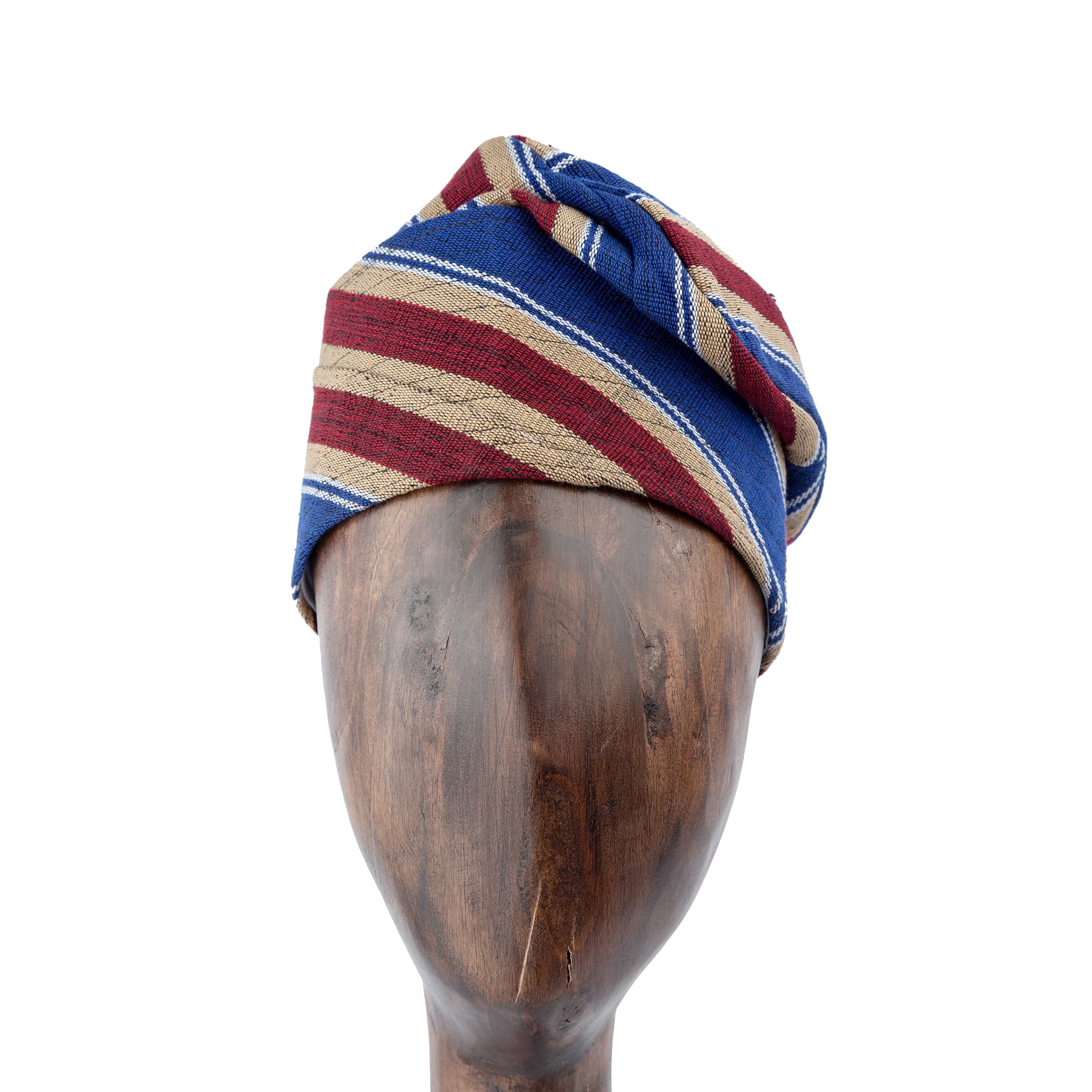 Striped Cotton Turban - Stylish & Comfortable Headwear
