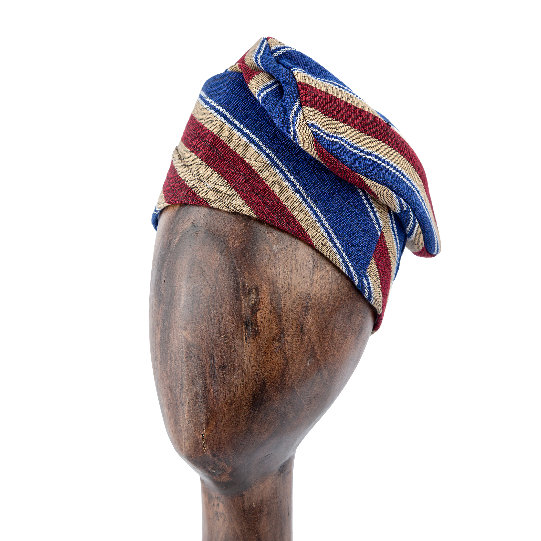 Striped Cotton Turban - Stylish & Comfortable Headwear