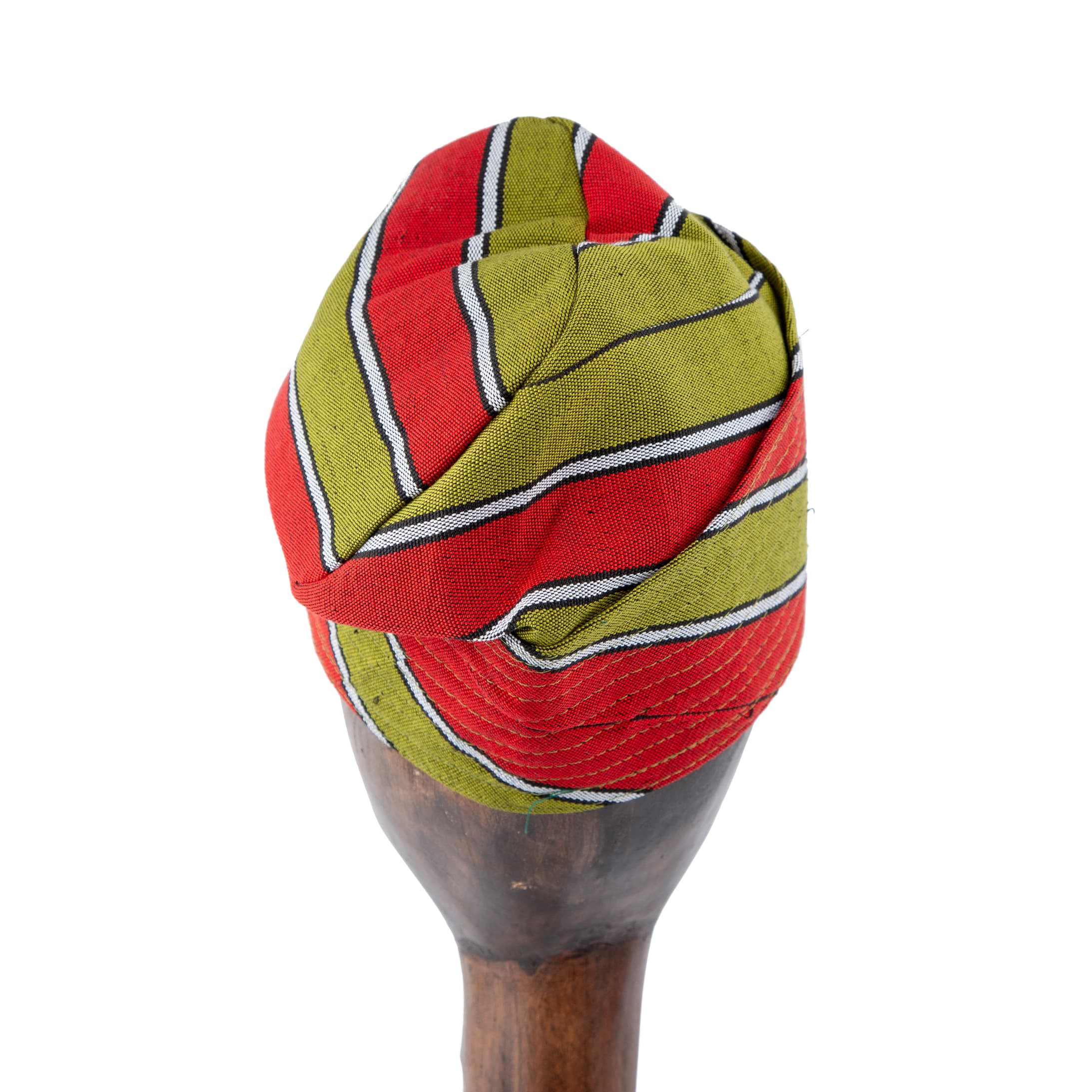 Striped Ankara Turban - Bold & Stylish Headwear