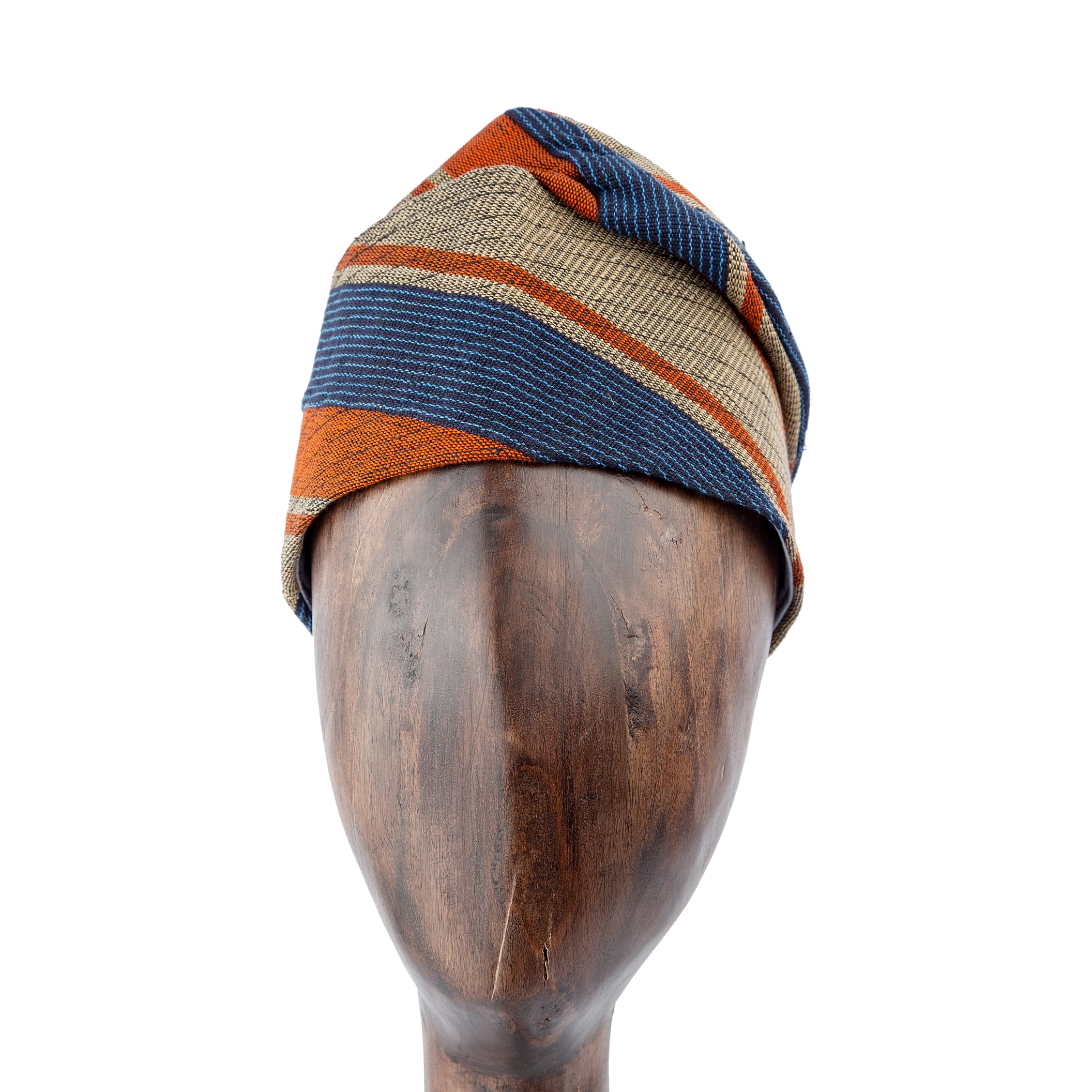 Striped Cotton Turban - Stylish & Comfortable Headwear