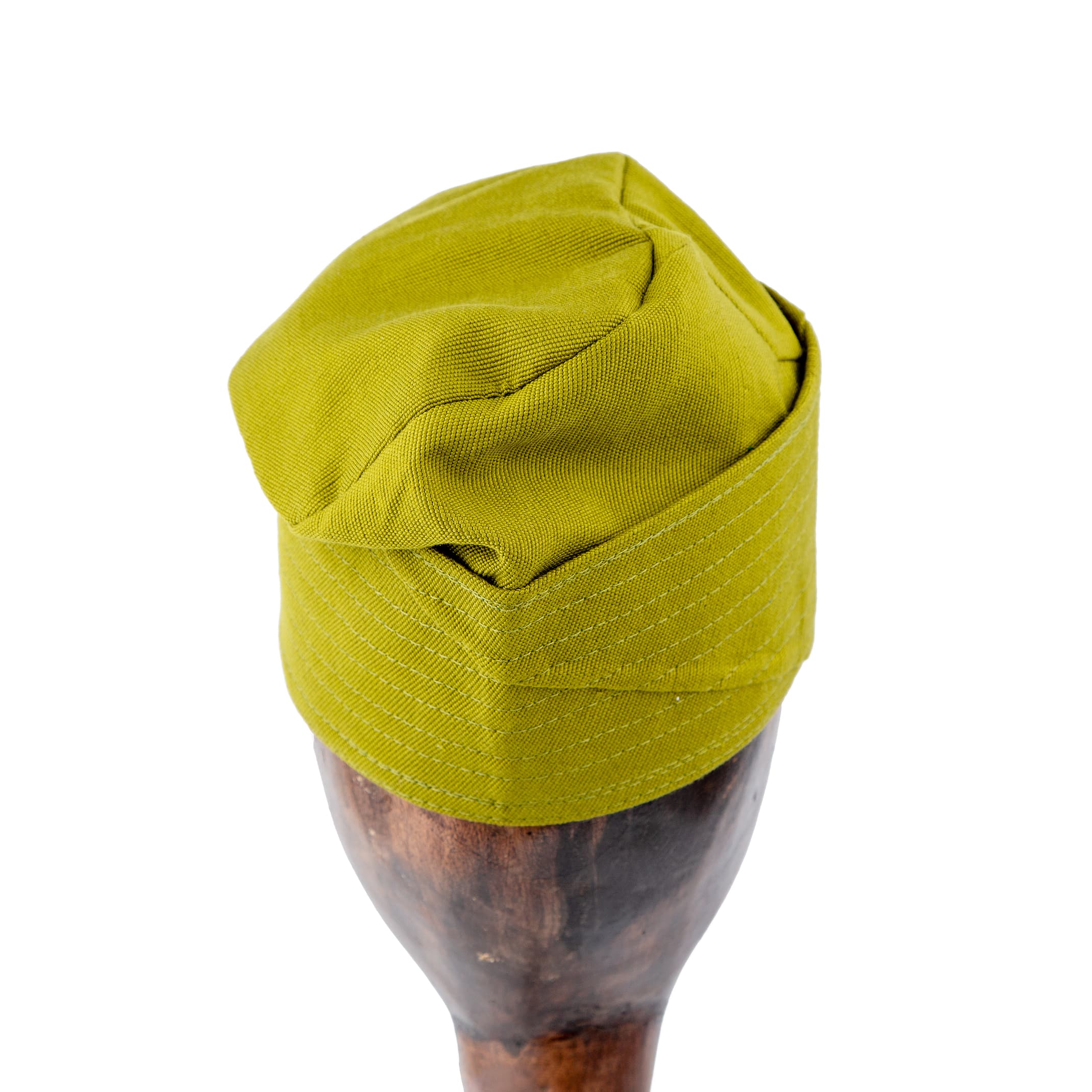 A Mustard Yellow Ashiko folded headwrap 