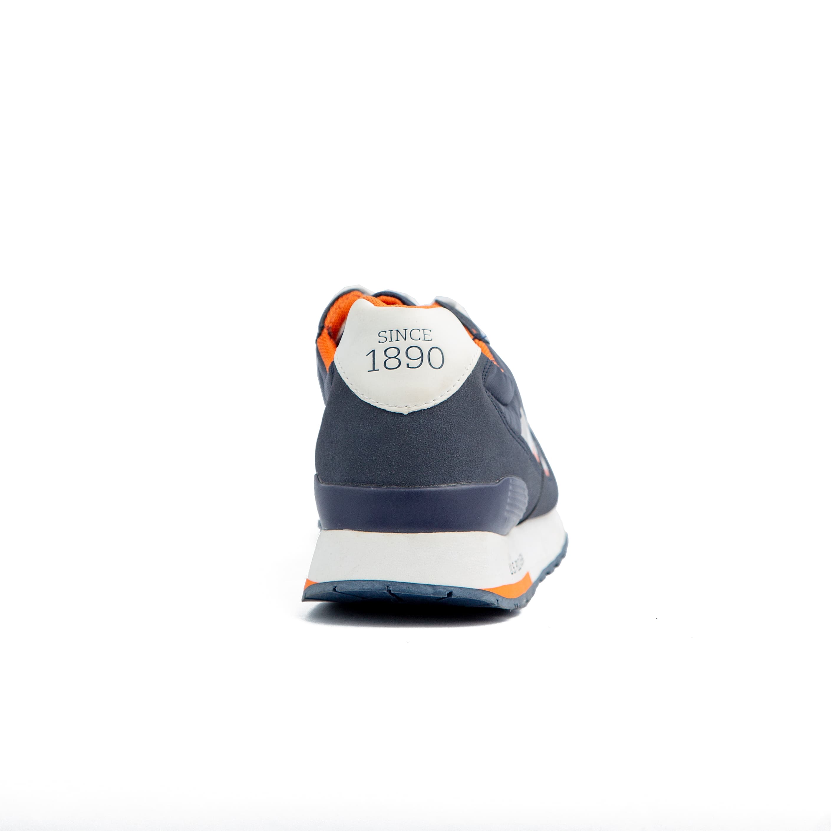 U.S. Polo Assn. Men's Lace-Up Sneakers - Navy/Orange | Agu.ng