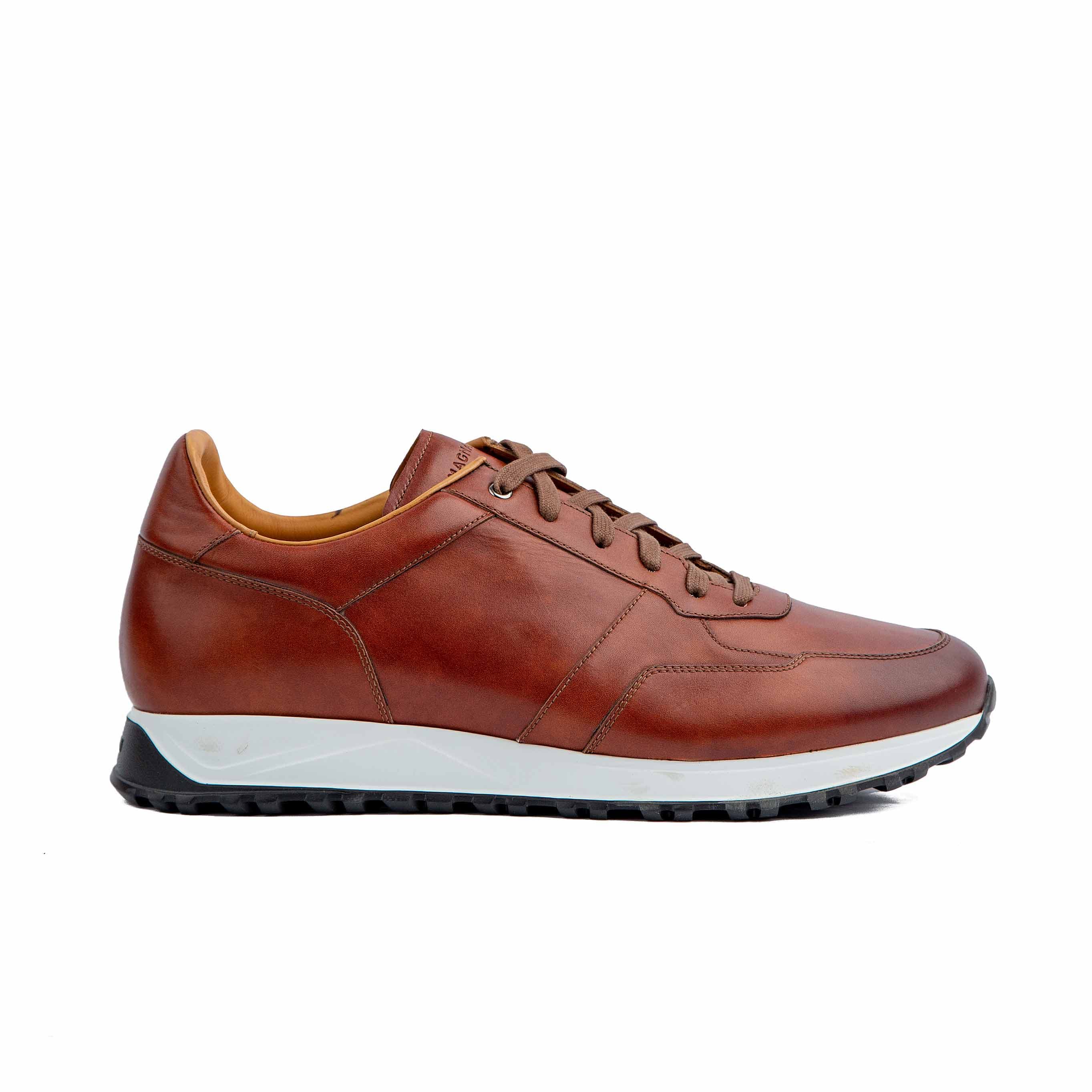 Magnanni Fado Cognac Leather Sneakers