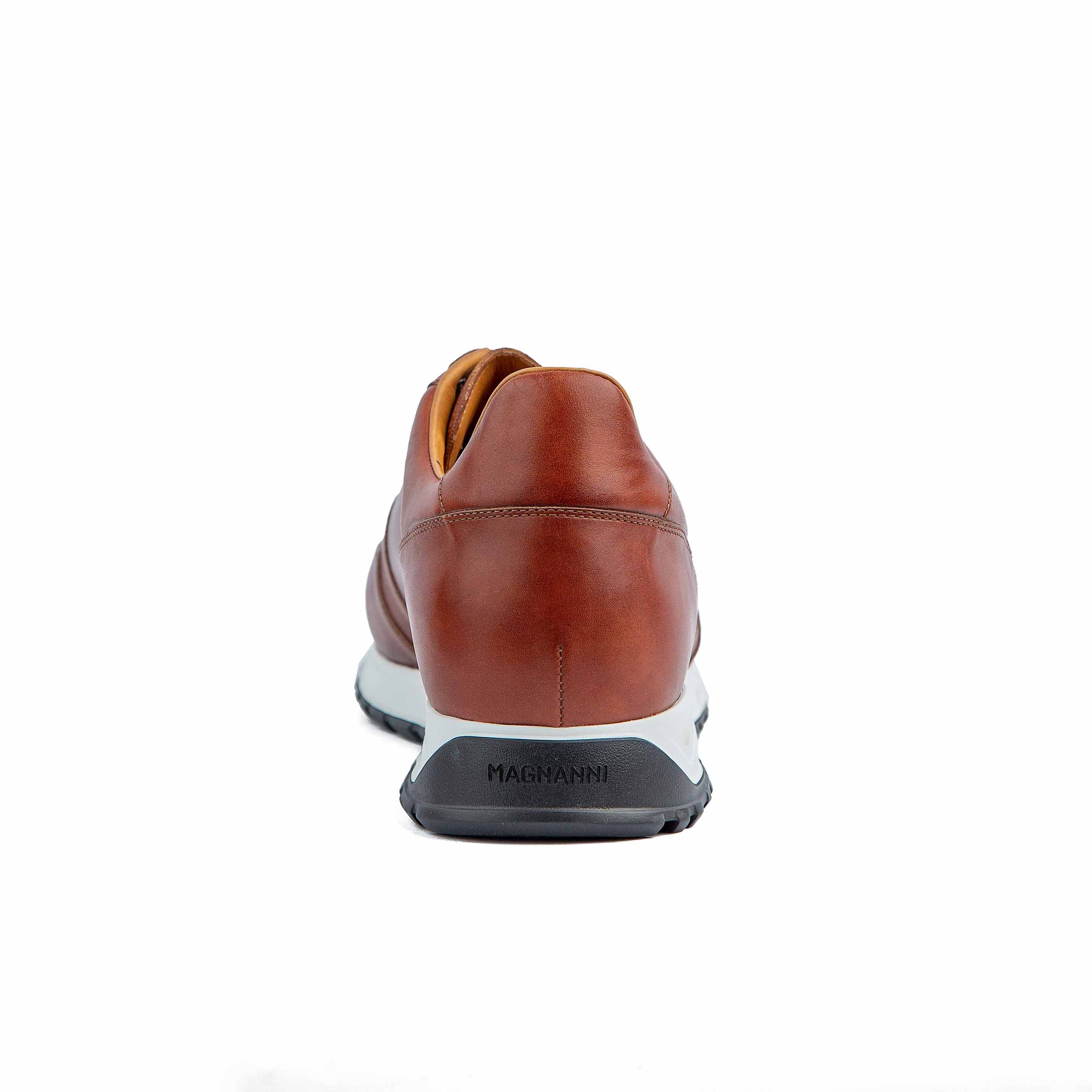 Magnanni Fado Cognac Leather Sneakers