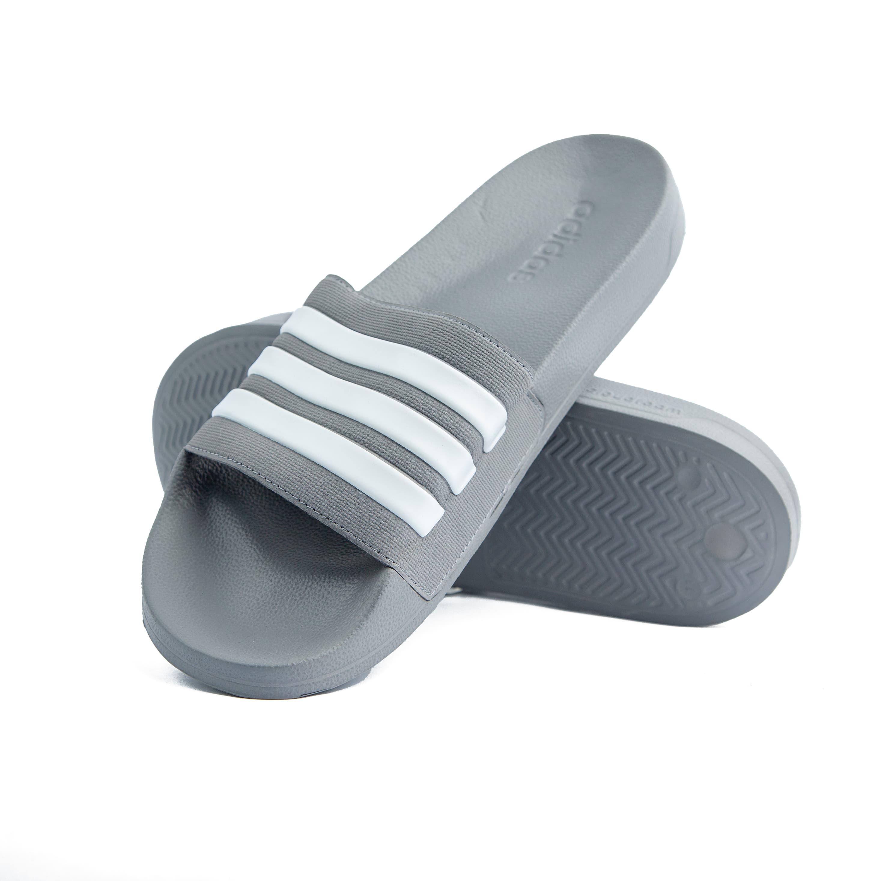 Adidas Adilette Comfort Slides - Gray | Agu.ng