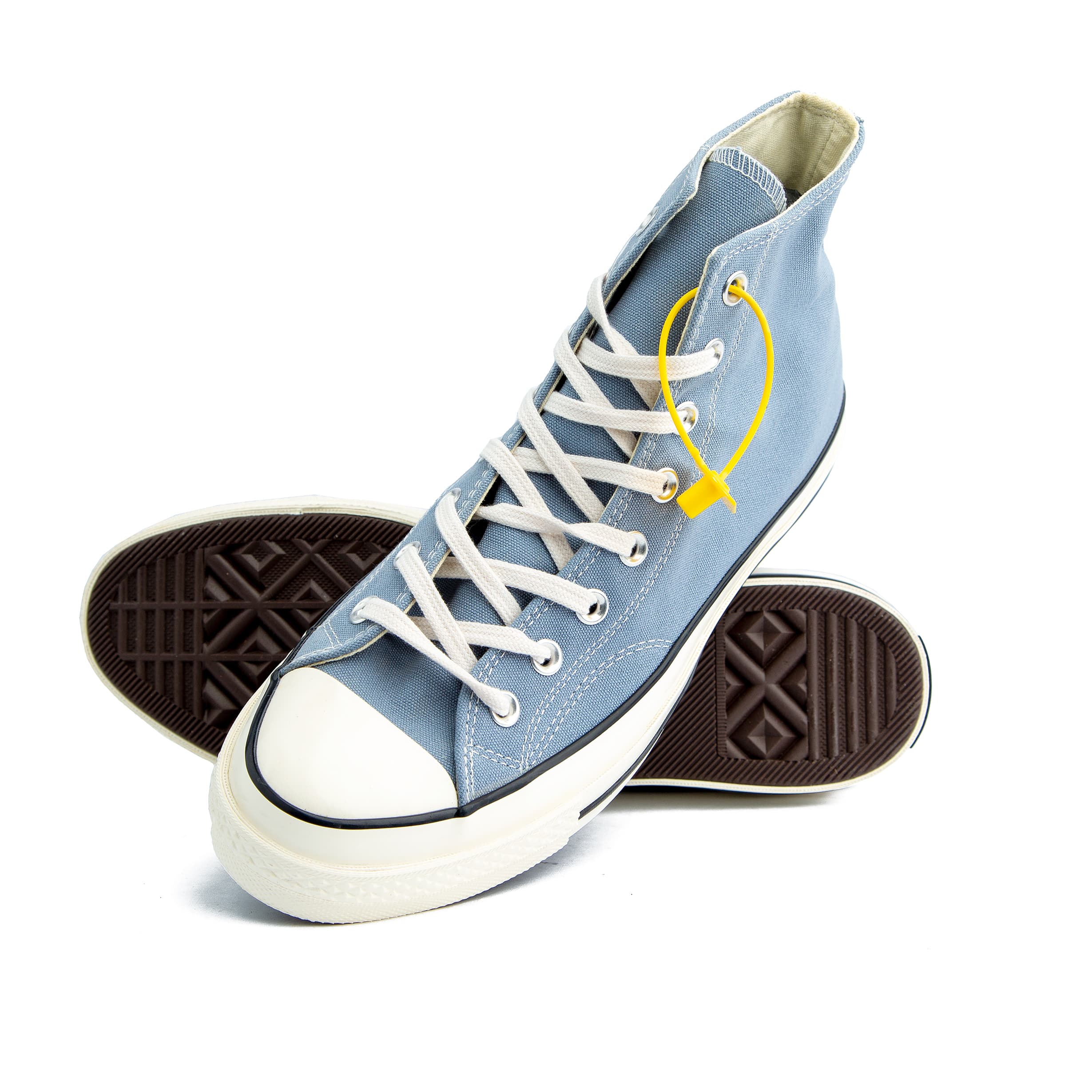 Blue Converse Chuck Taylor All Star 70 High Top Sneakers - Classic unisex design with durable canvas upper and white rubber sole for everyday wear.