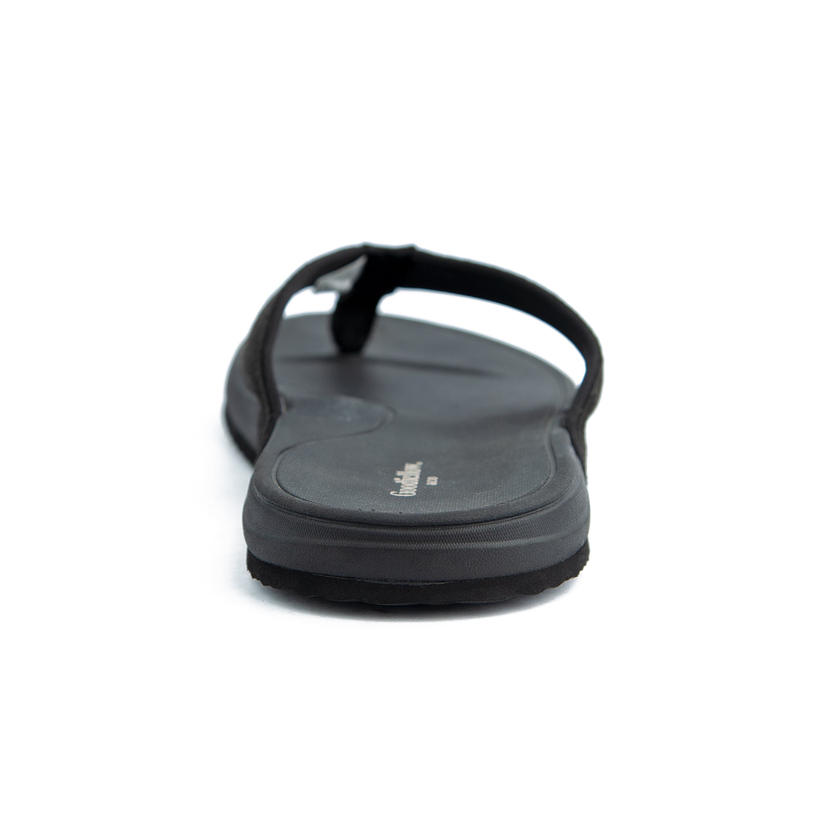 Unisex Classic Black Flip-Flops with Comfortable Cushioned Sole