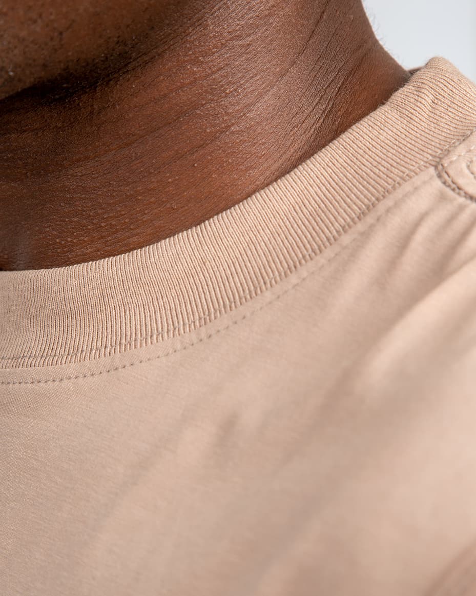 Agu&Sons Limited Tan Sleeveless Muscle Vest for Men