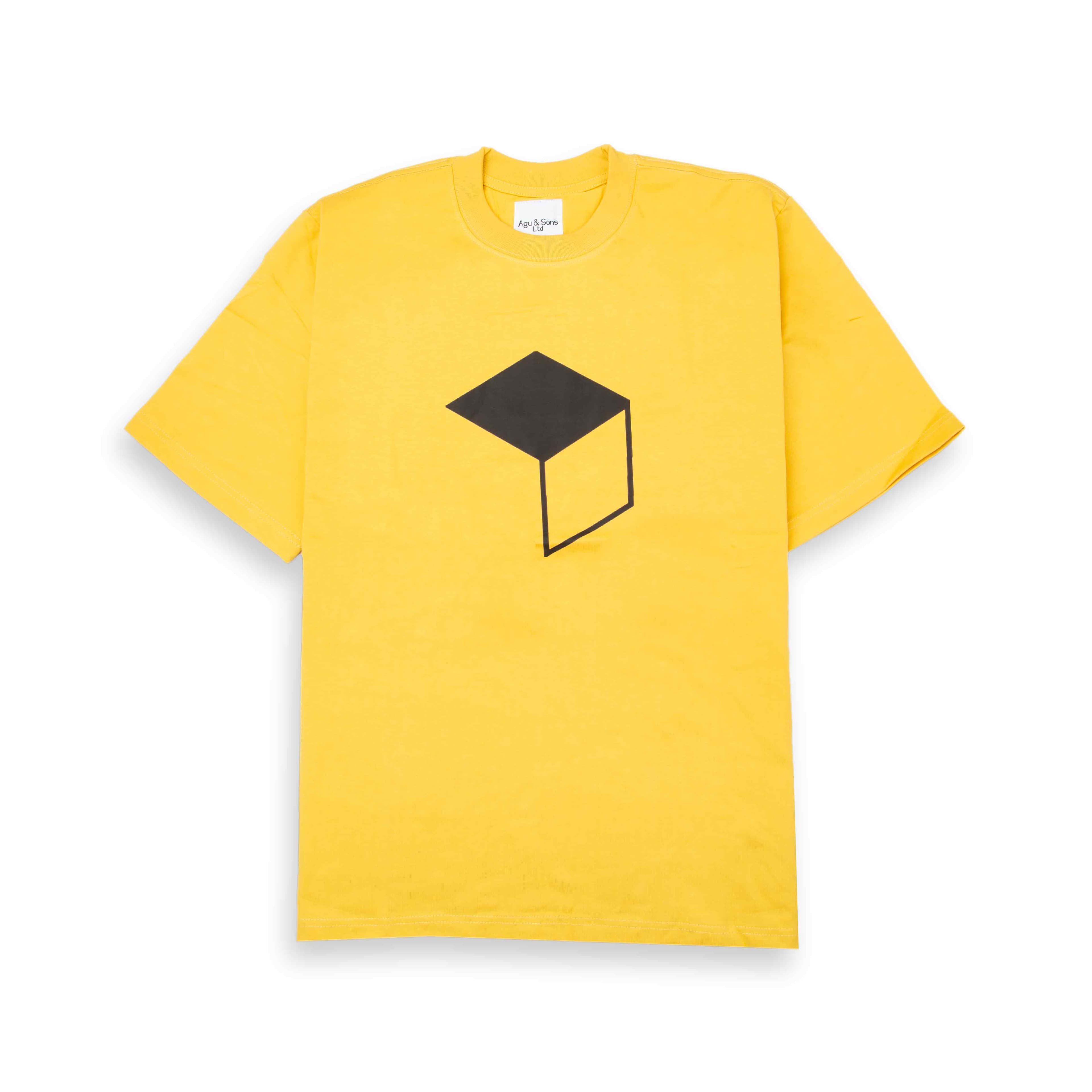 Agu & Sons Ltd. Yellow Isometric Box T-Shirt