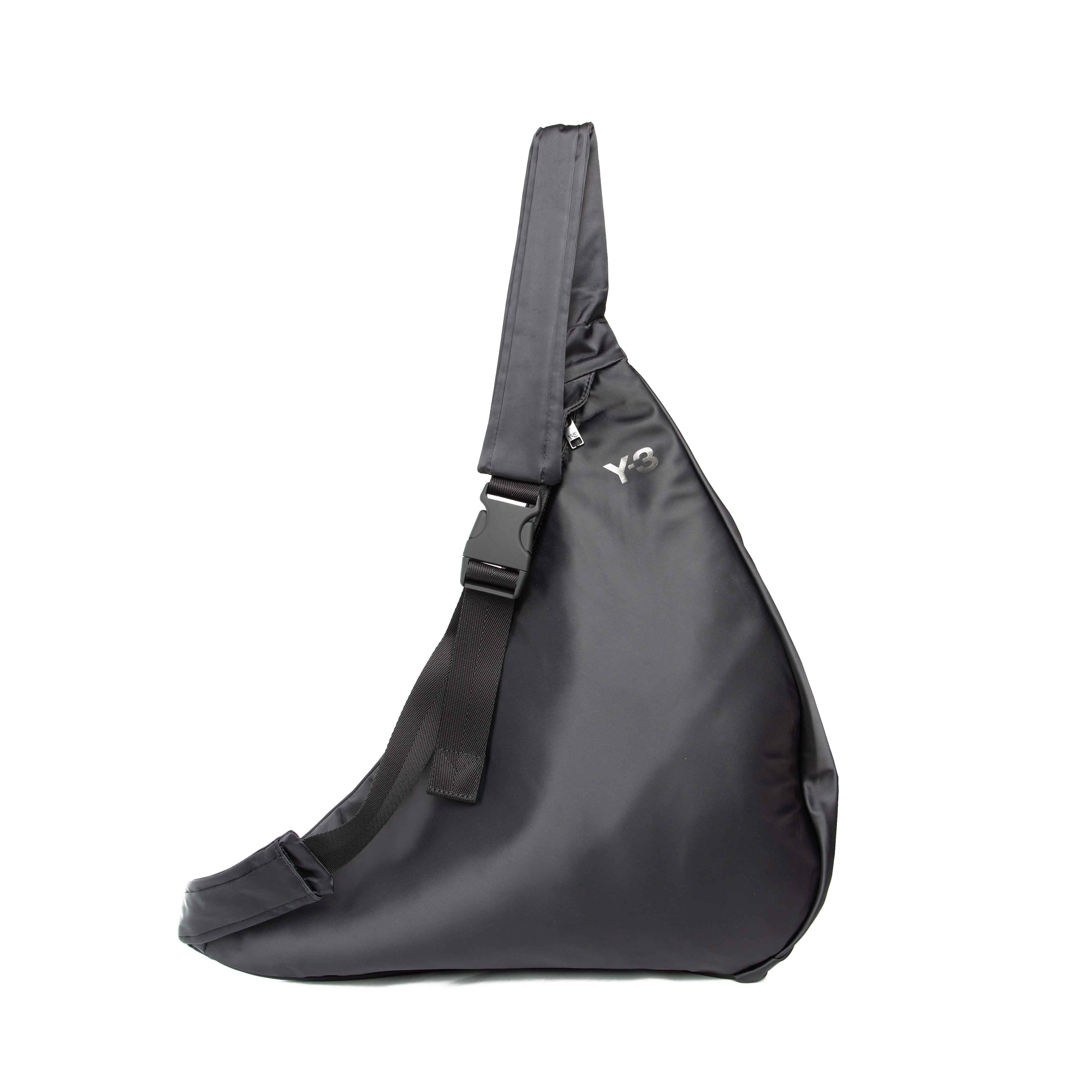 Y-3 Black Sling Bag - Unisex Crossbody Style