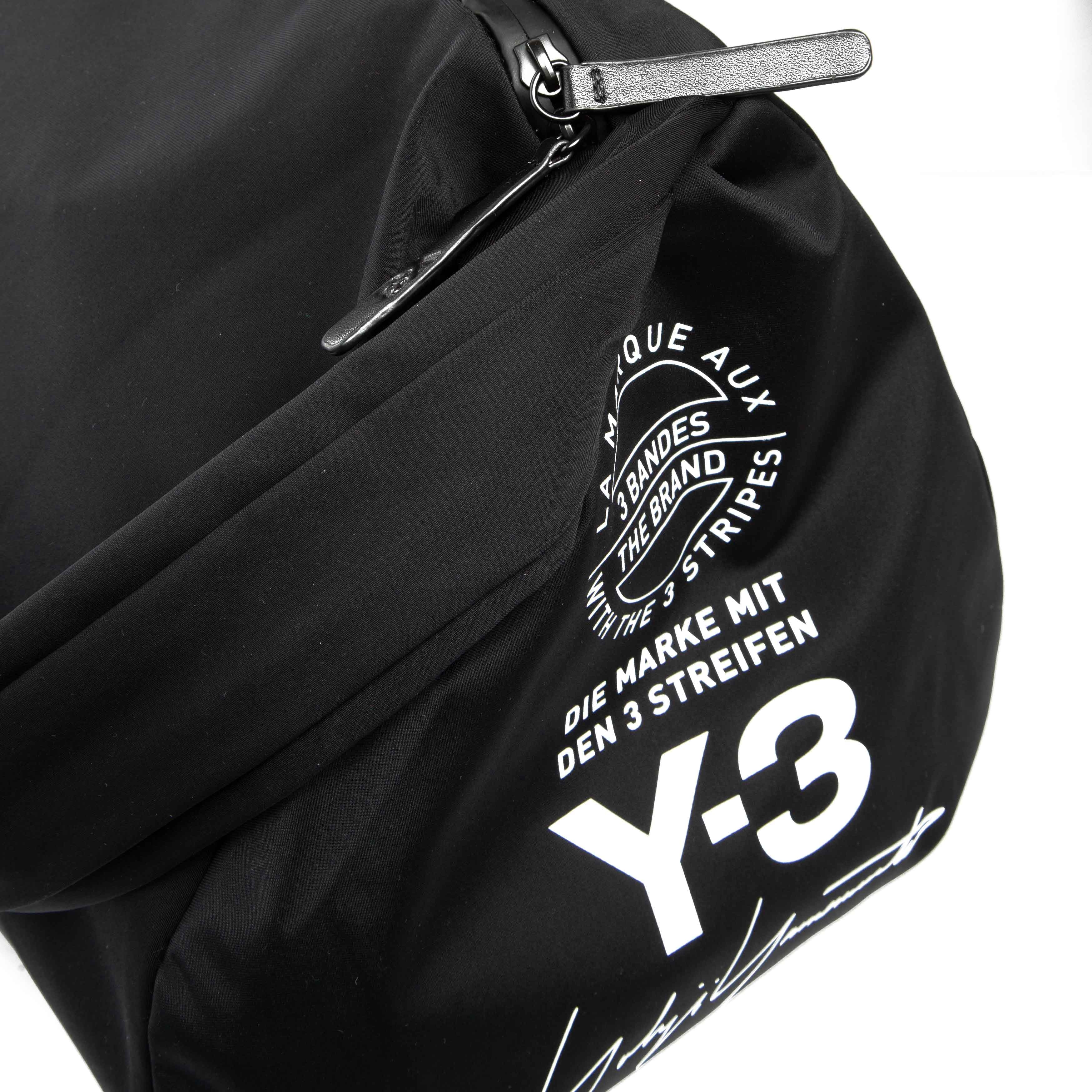  Y-3 Black Barrel Bag - Unisex Gym Duffle