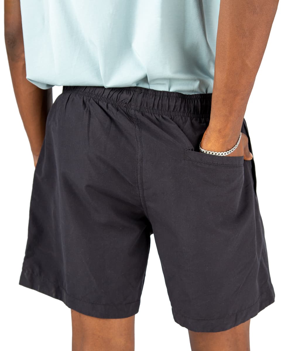 Men's beach's Shorts, turquoise and multicolor. Featuring Rick and Morty character graphics and portal designs.