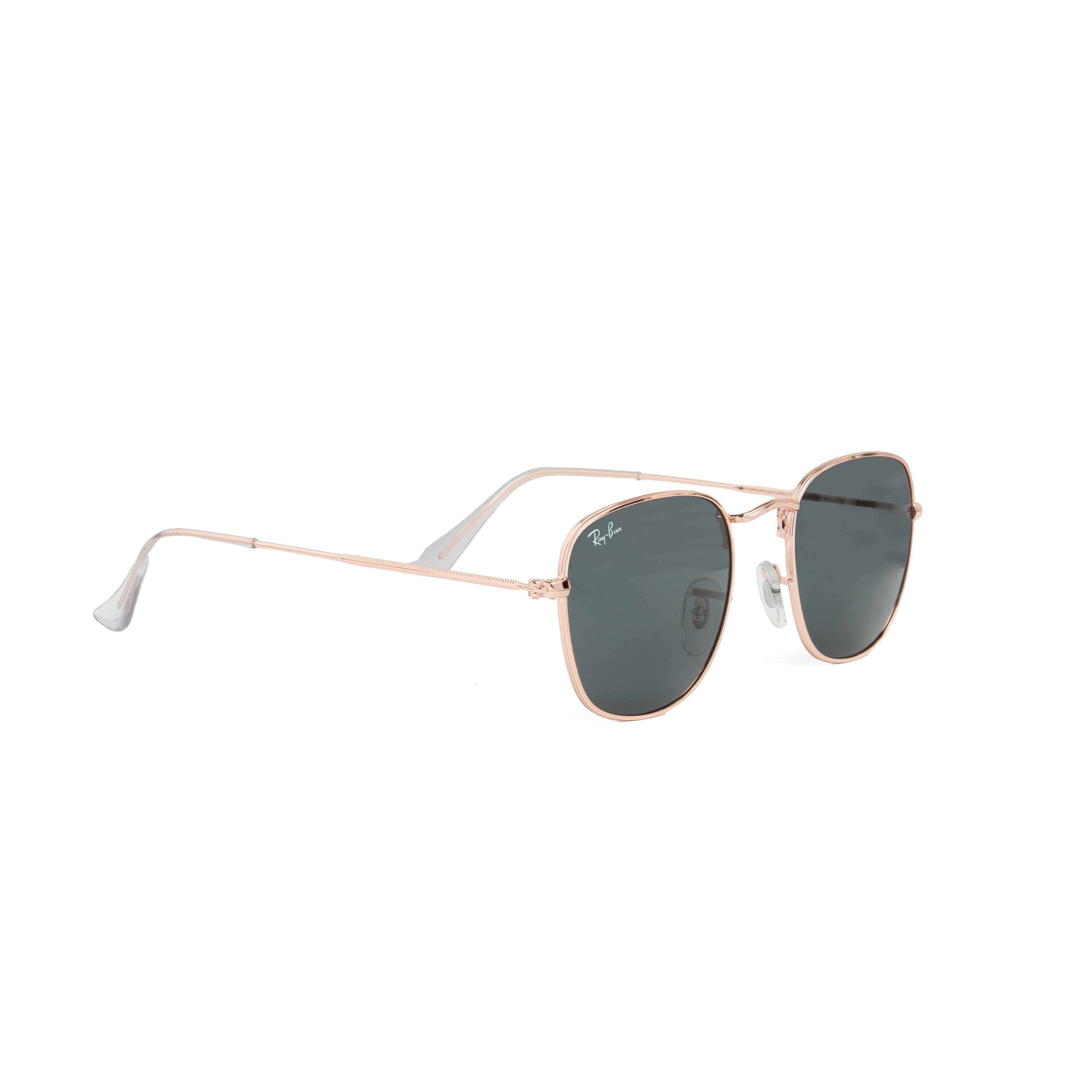 Ray-Ban Round-Square Sunglasses - Rose Gold & Dark Lenses