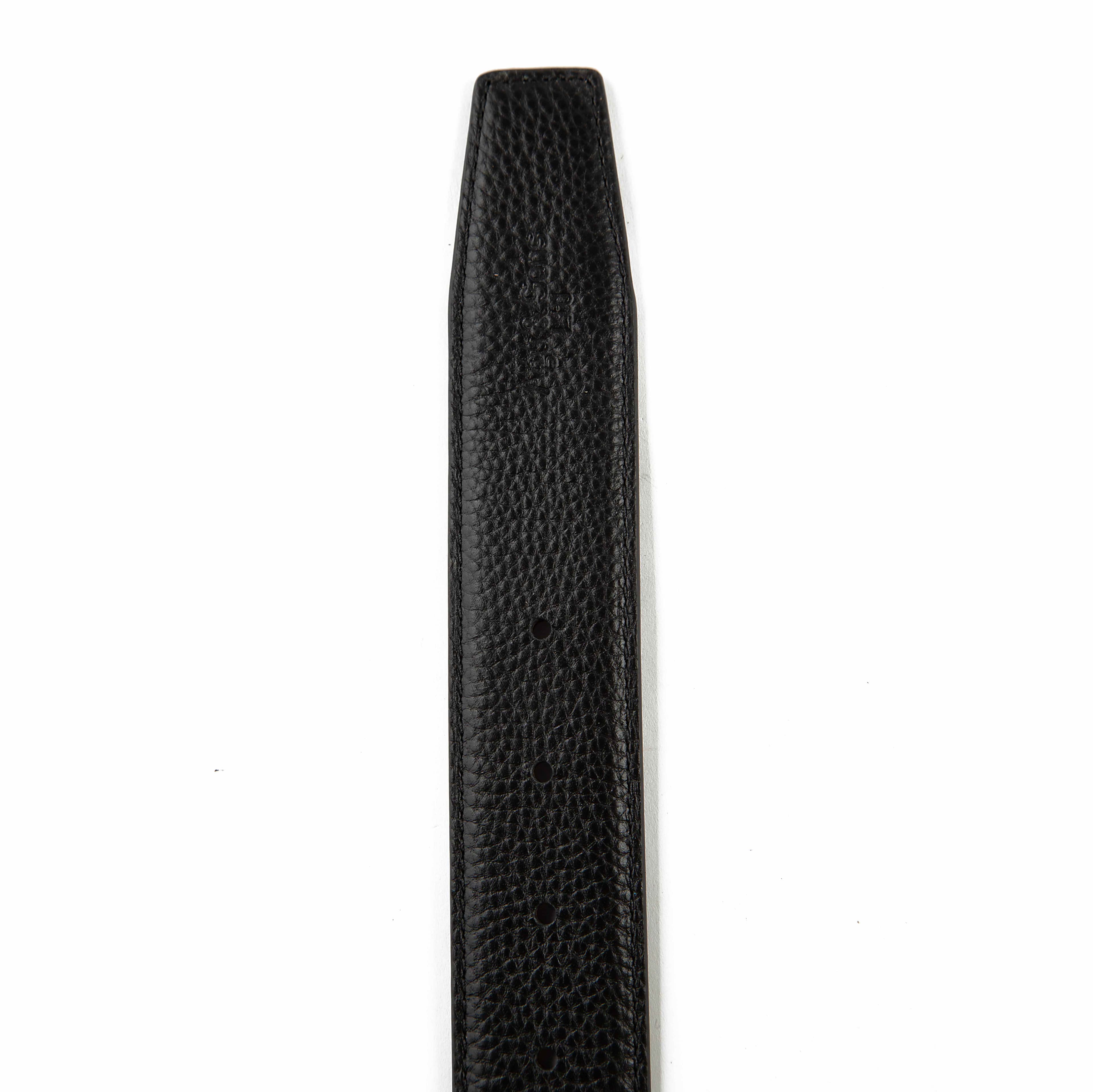 Agu & Son Ltd Men's Reversible Leather Belt - Black & Dark Brown with Swivel Buckle - Versatile Agu & Son Ltd Belt"