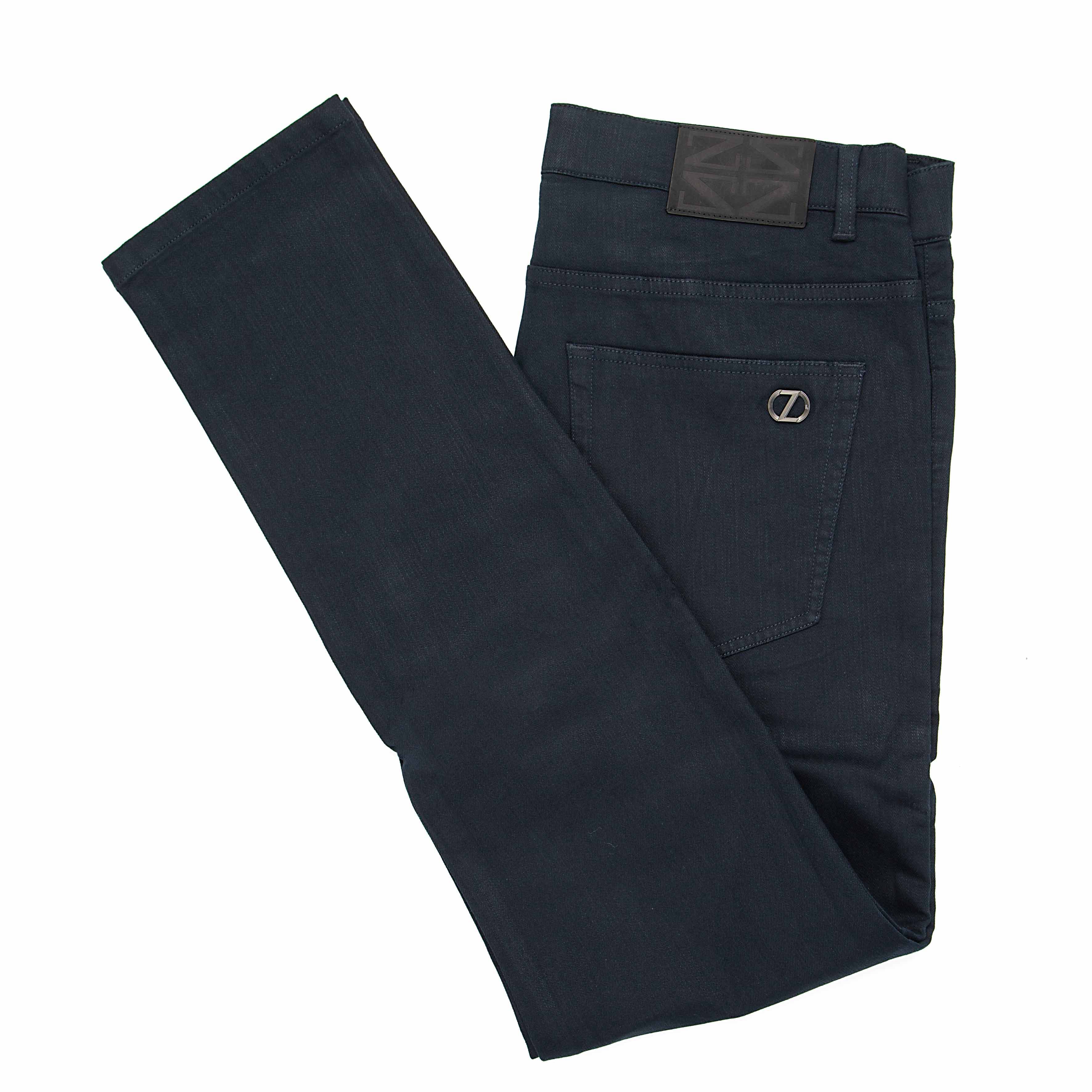 Zegna Italian Men's Dark Blue Pant