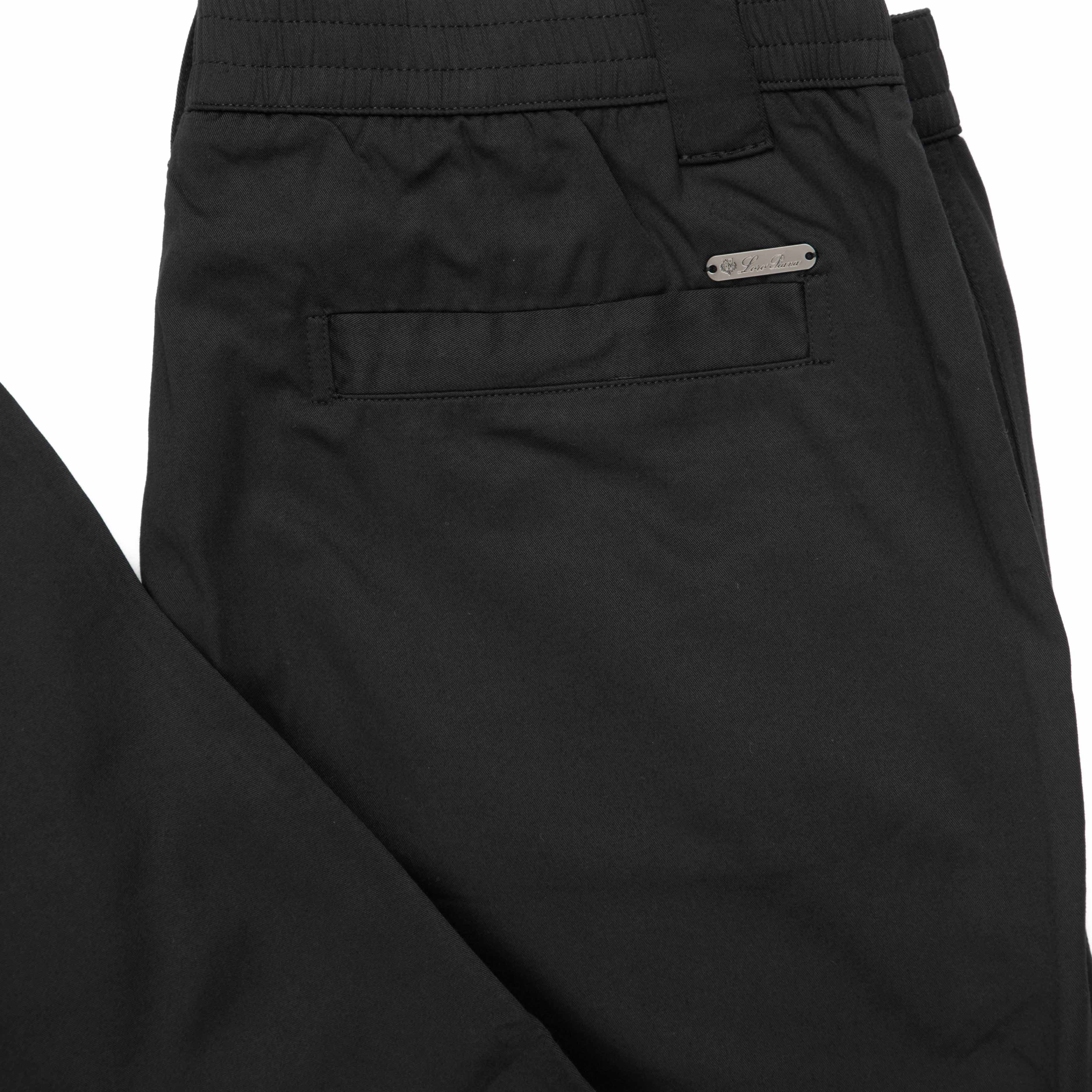Men's Black Loro Piana Italian Pant